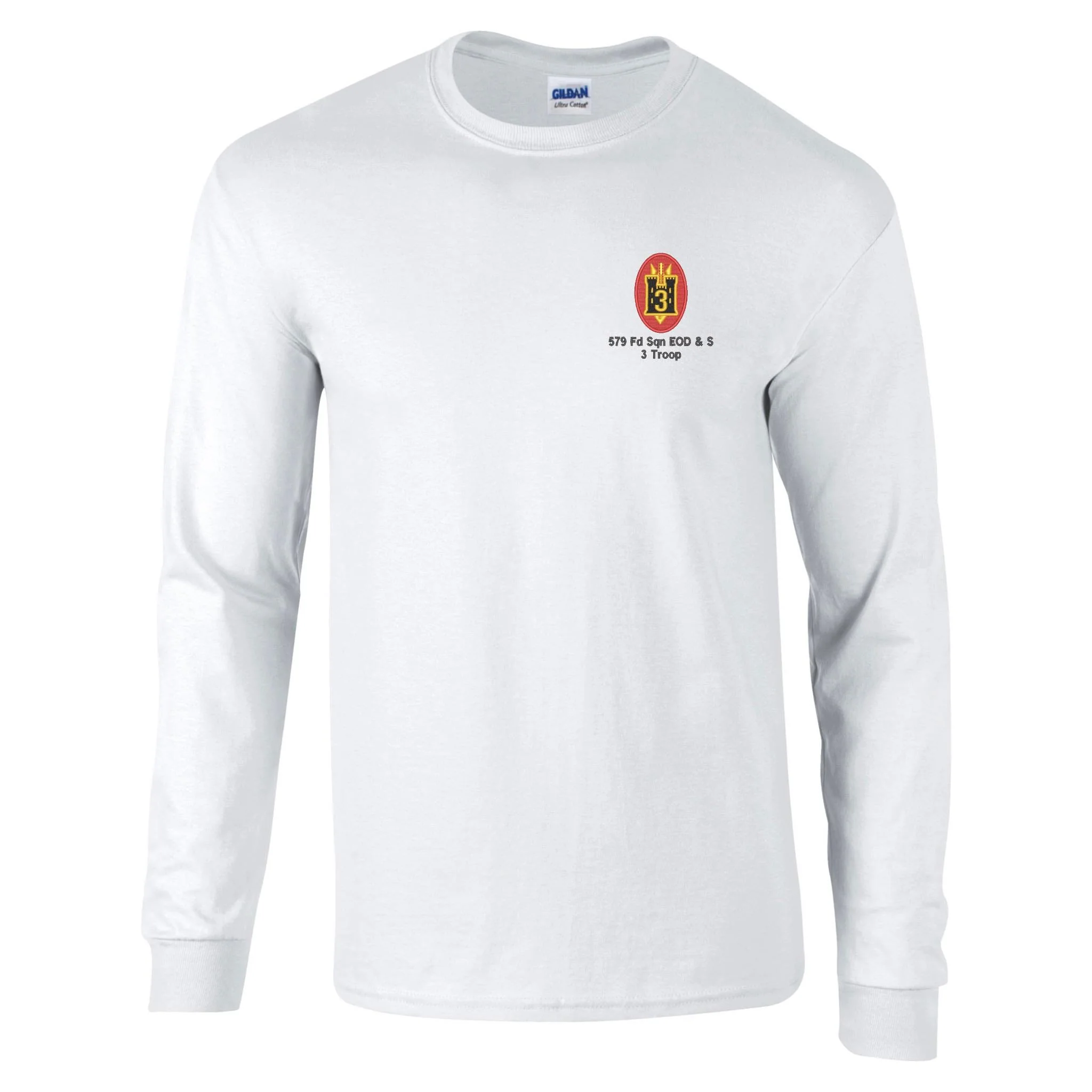 579 Fd Sqn EOD & S 3 Troop Long Sleeve T-Shirt