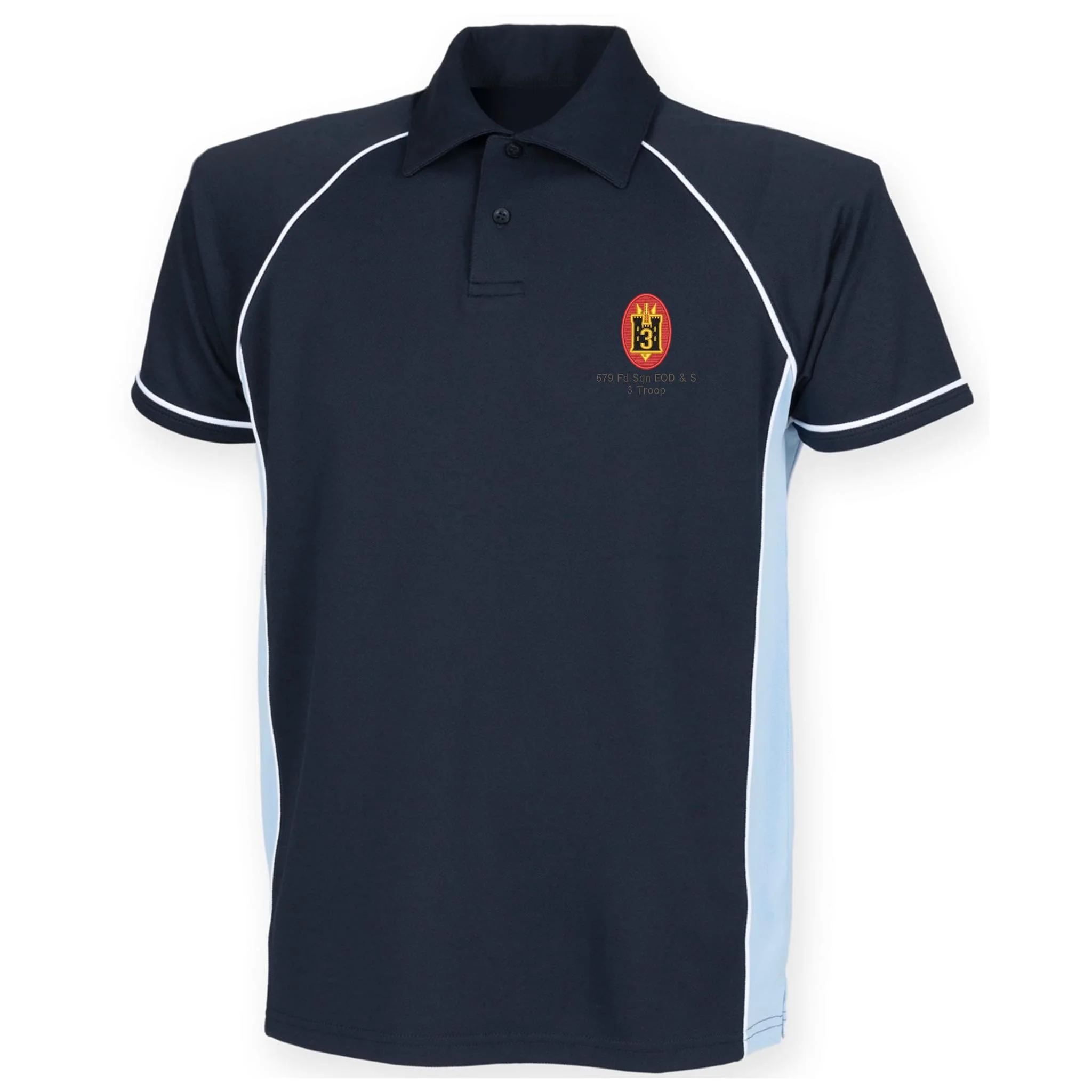 579 Fd Sqn EOD & S 3 Troop Performance Polo - Image 5