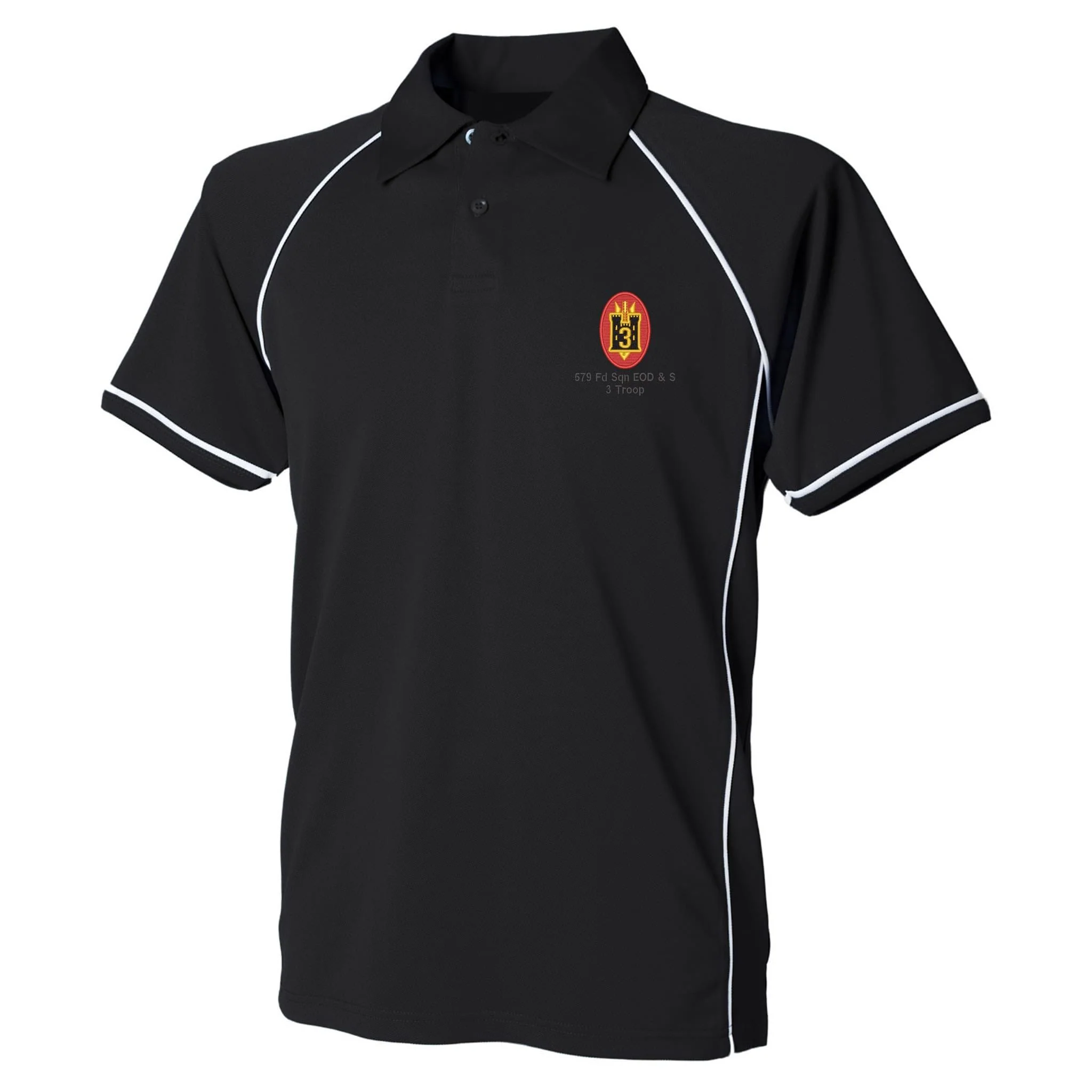 579 Fd Sqn EOD & S 3 Troop Performance Polo - Image 8