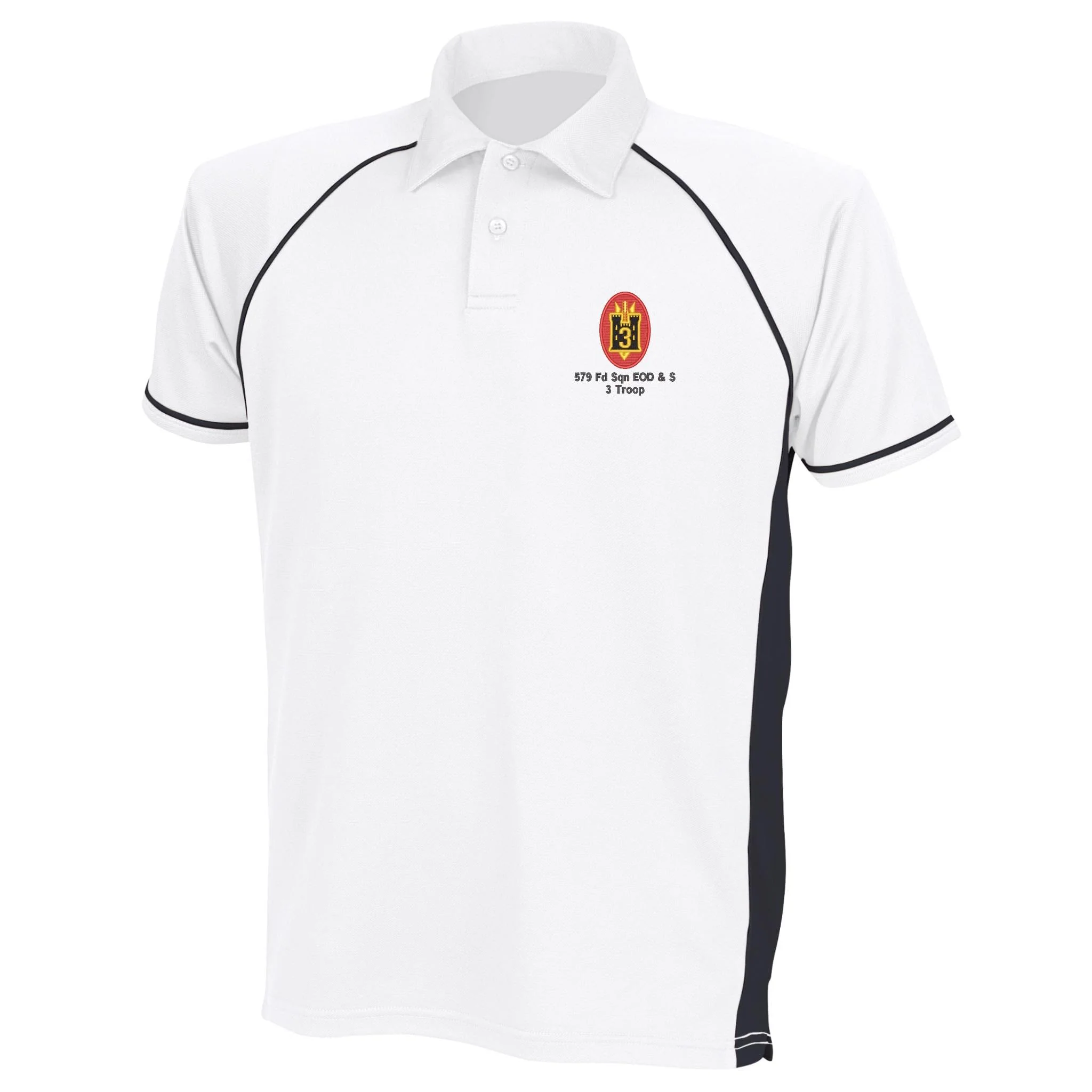 579 Fd Sqn EOD & S 3 Troop Performance Polo - Image 9