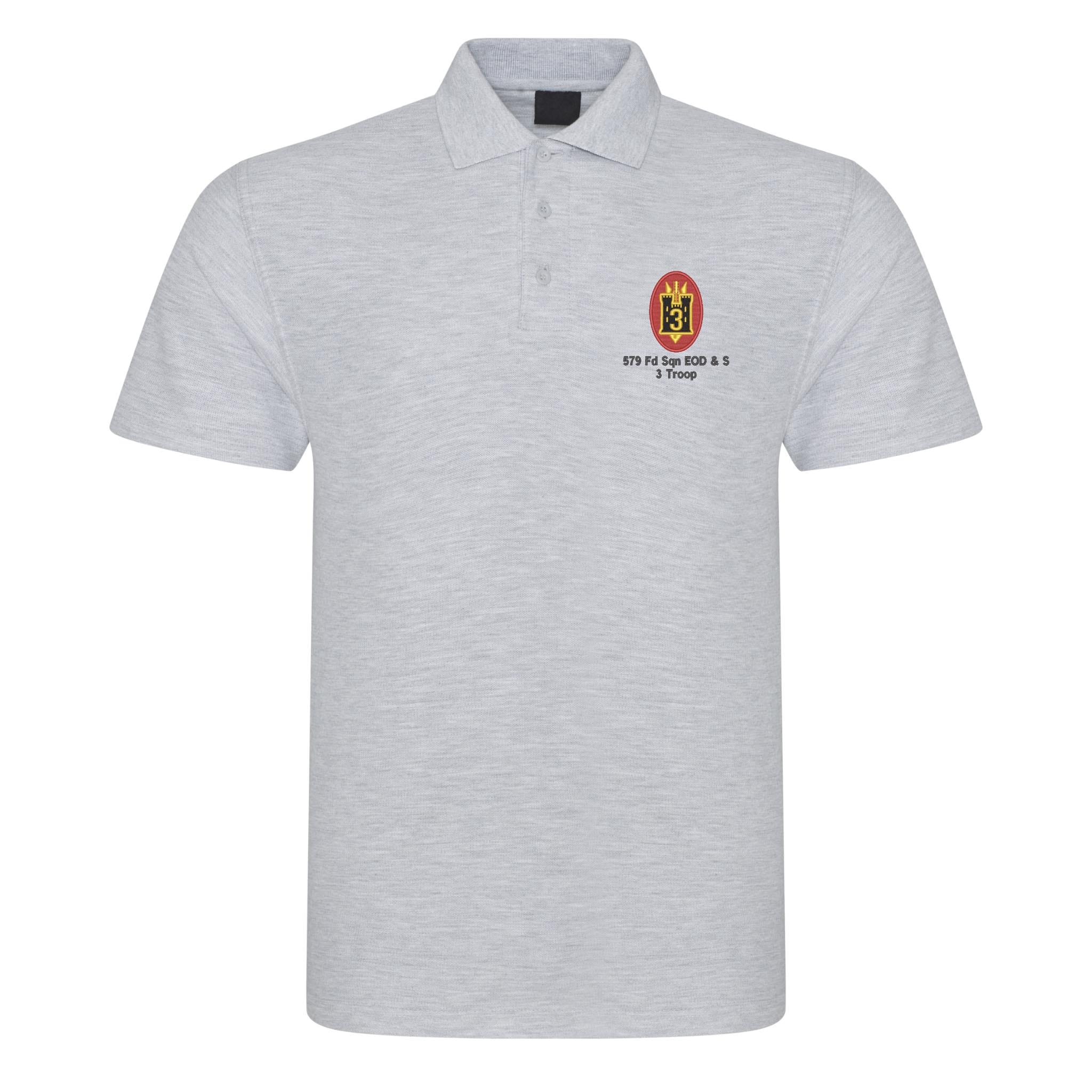 579 Fd Sqn EOD & S 3 Troop Polo Shirt - Image 4