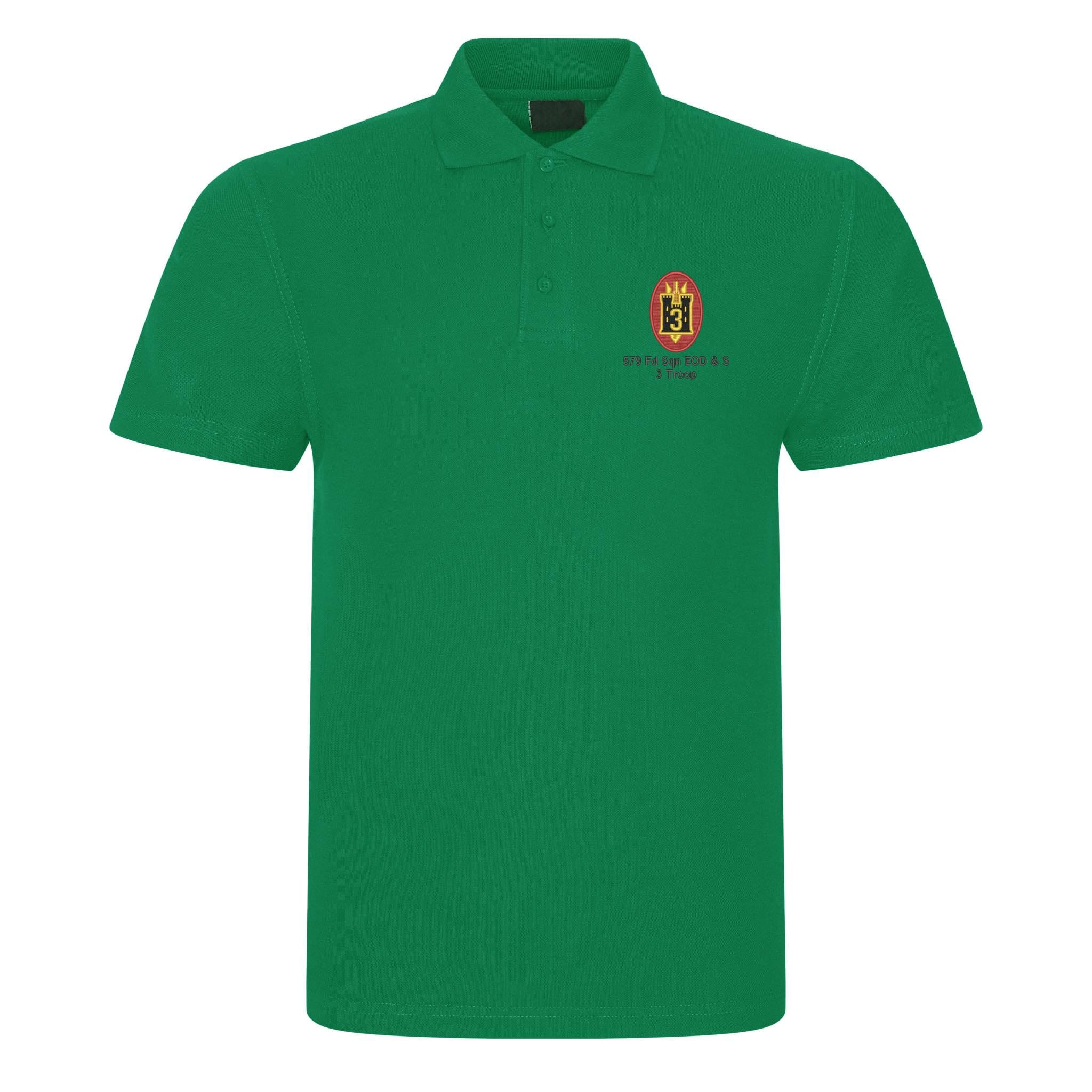 579 Fd Sqn EOD & S 3 Troop Polo Shirt - Image 5