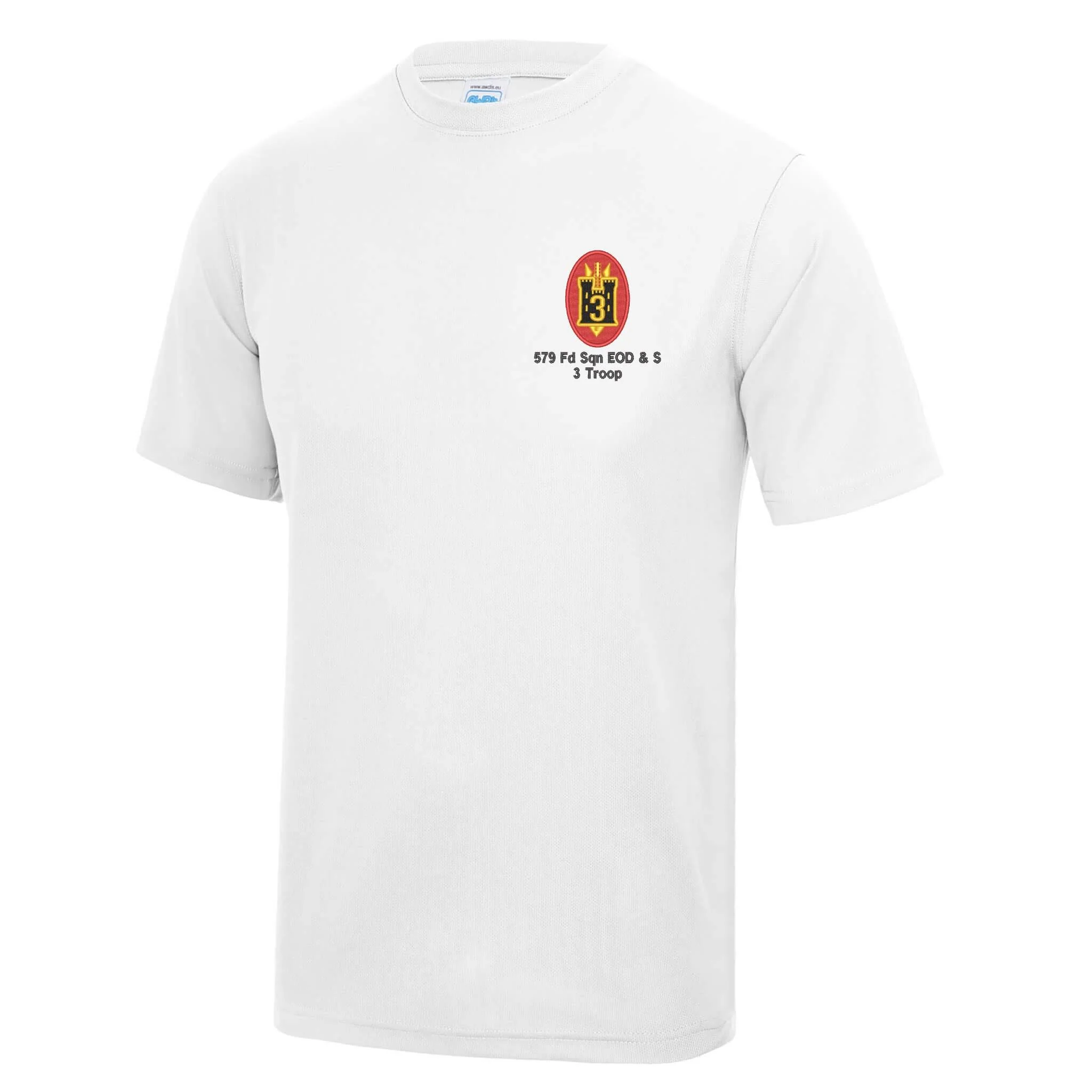 579 Fd Sqn EOD & S 3 Troop Polyester T-Shirt - Image 5