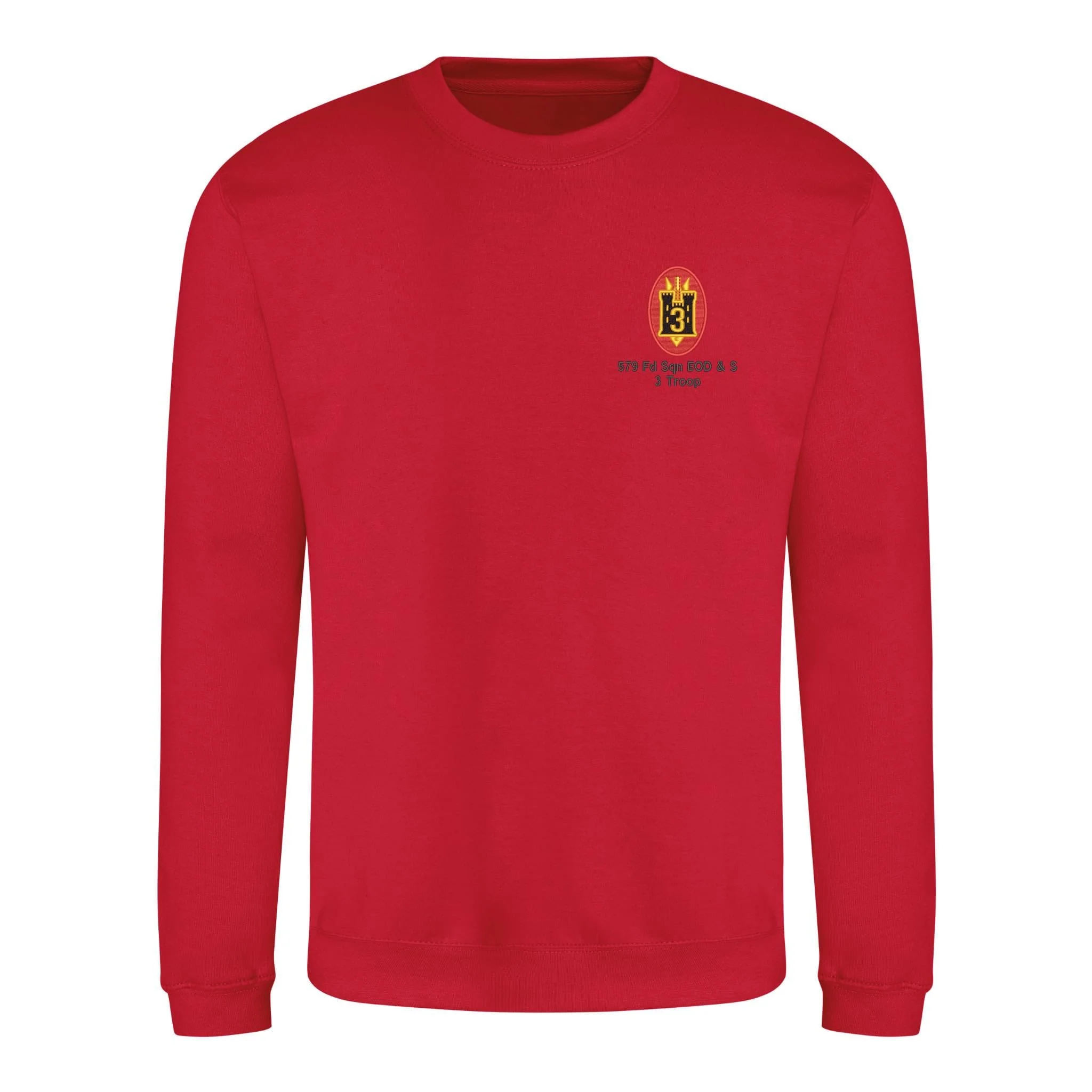 579 Fd Sqn EOD & S 3 Troop Sweatshirt - Image 4