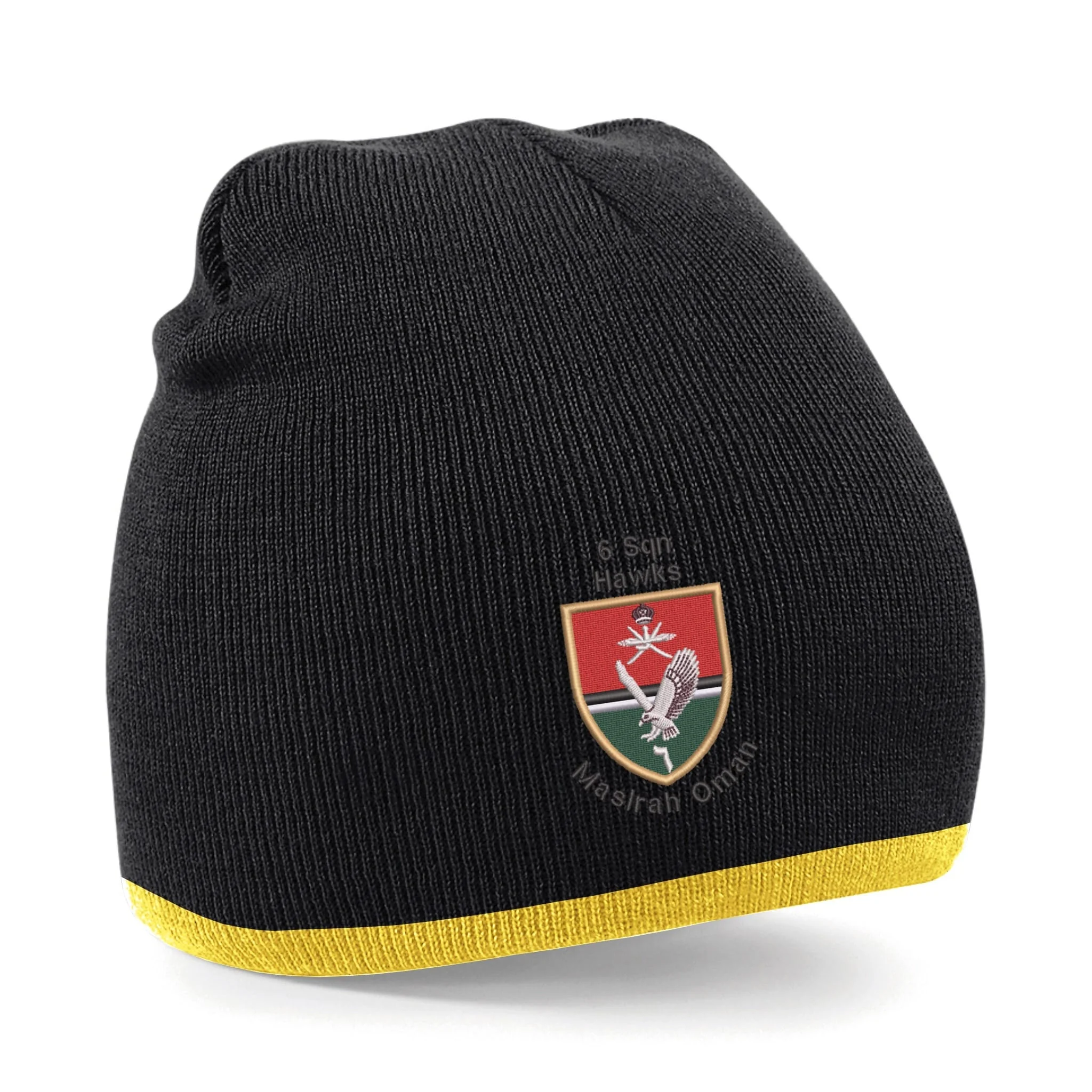 6 Sqn Hawks Masirah Oman Beanie Hat - Image 3