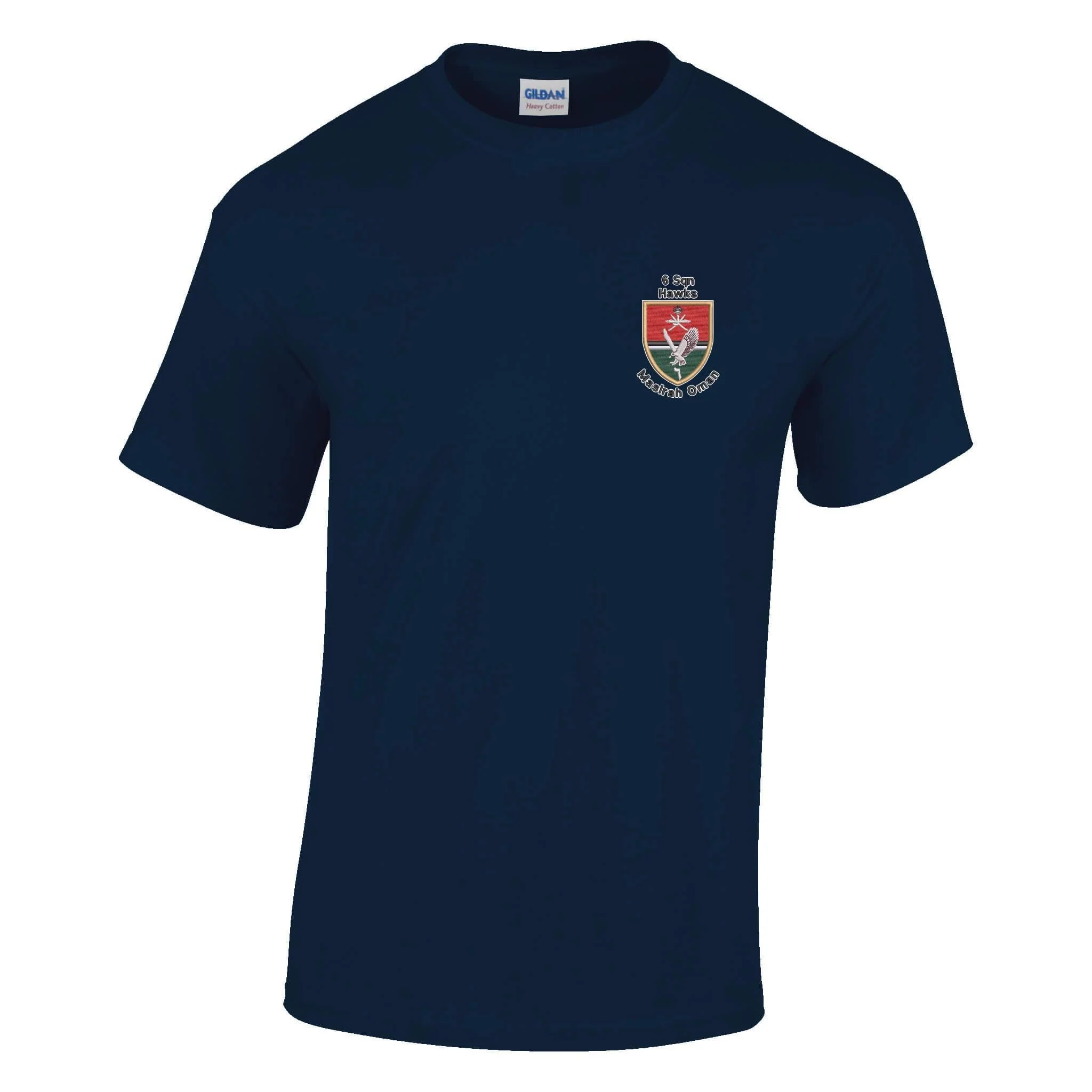 6 Sqn Hawks Masirah Oman Cotton T-Shirt - Image 8