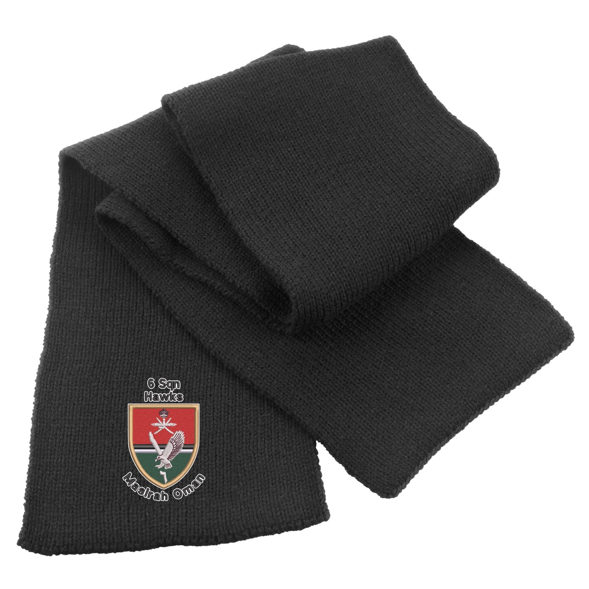 6 Sqn Hawks Masirah Oman Heavy Knit Scarf