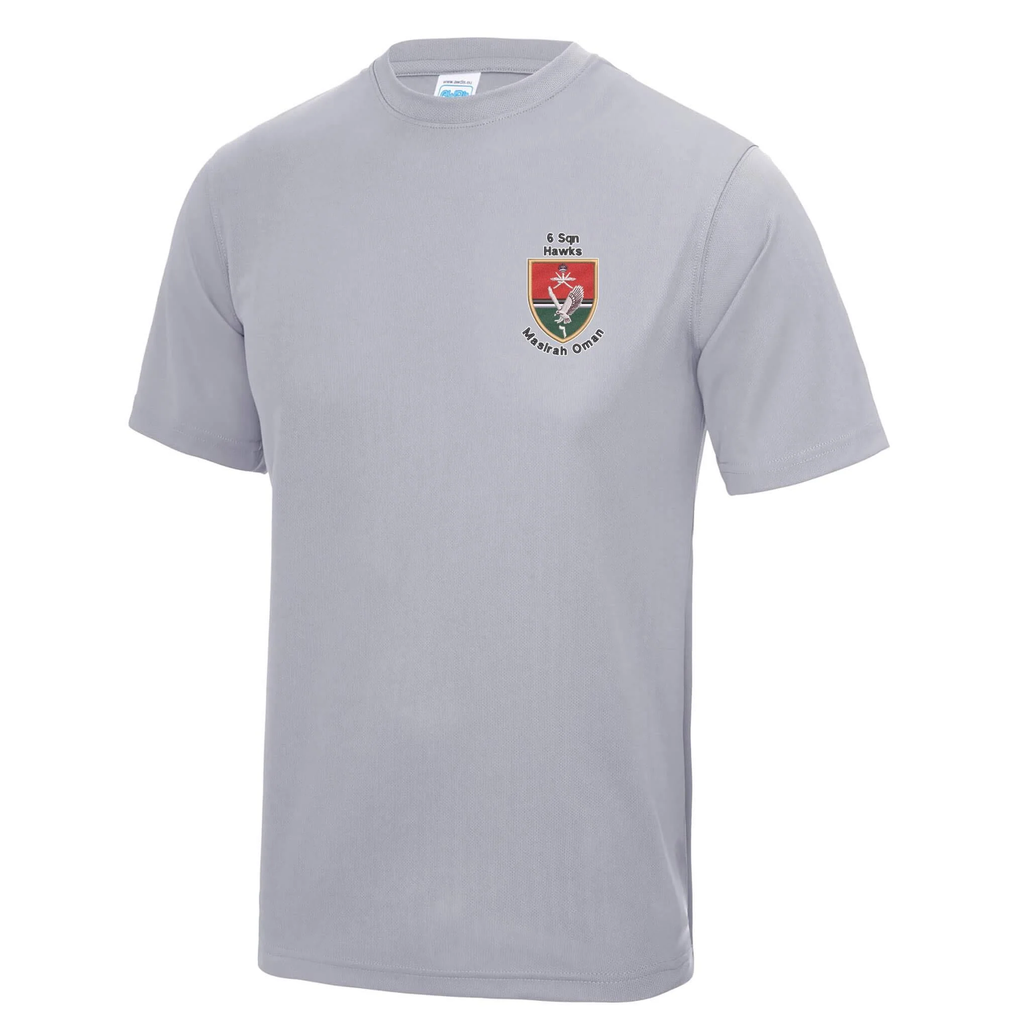 6 Sqn Hawks Masirah Oman Polyester T-Shirt - Image 9