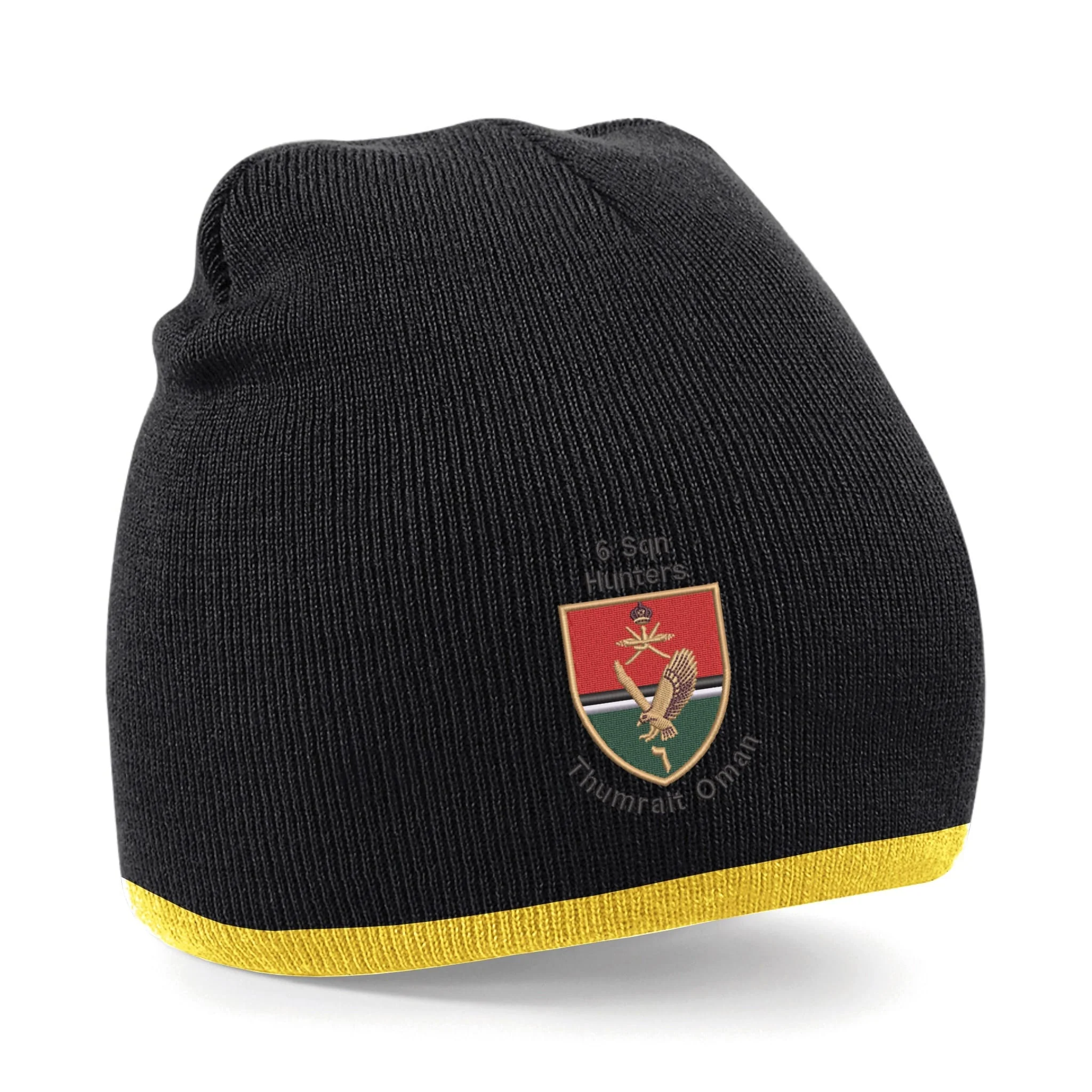 6 Sqn Hunters Thumrait Oman Beanie Hat - Image 3