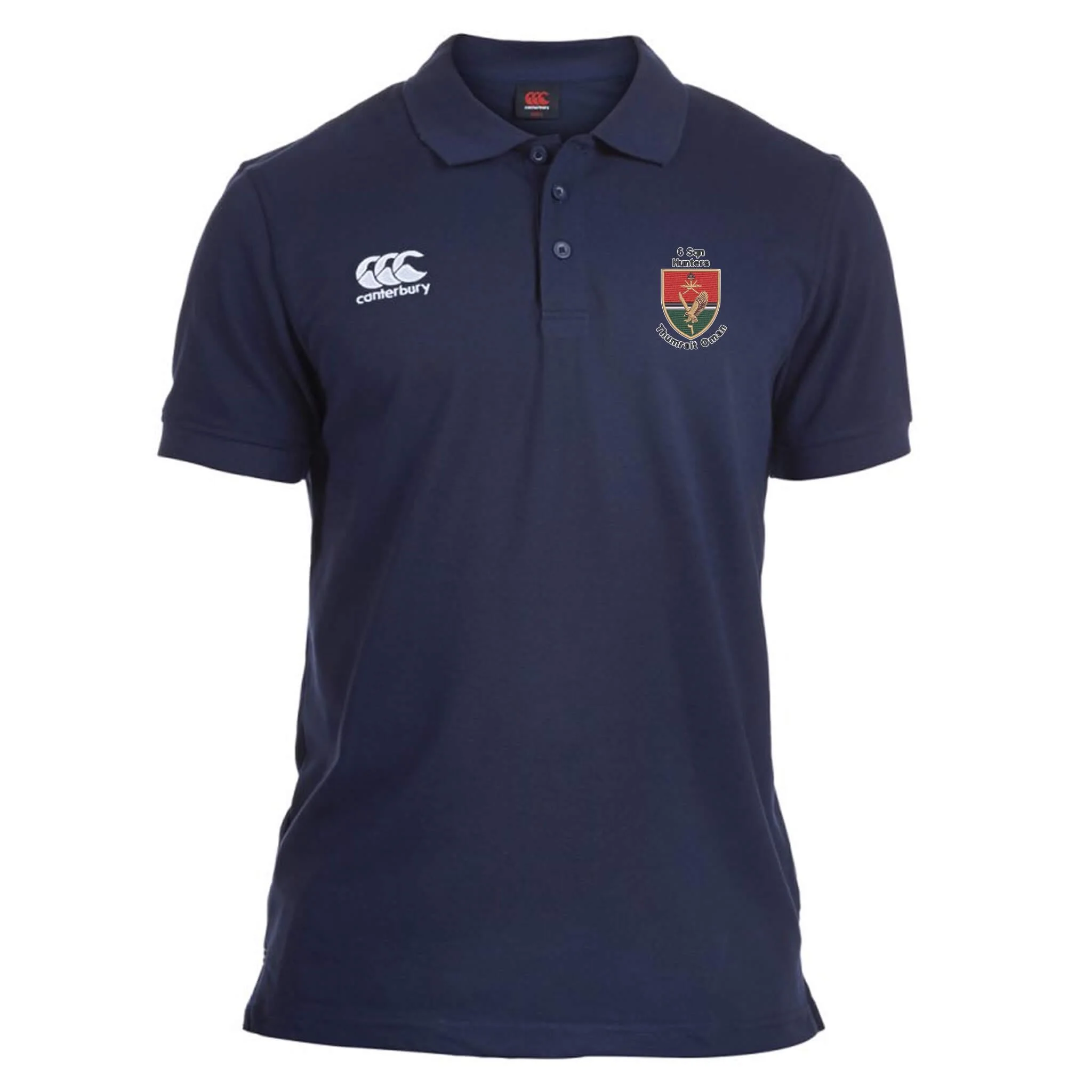 6 Sqn Hunters Thumrait Oman Canterbury Rugby Polo - Image 2