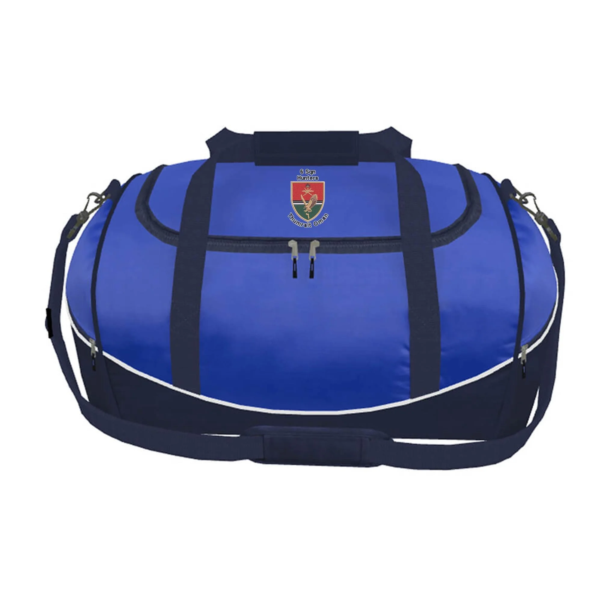 6 Sqn Hunters Thumrait Oman Teamwear Holdall Bag - Image 2