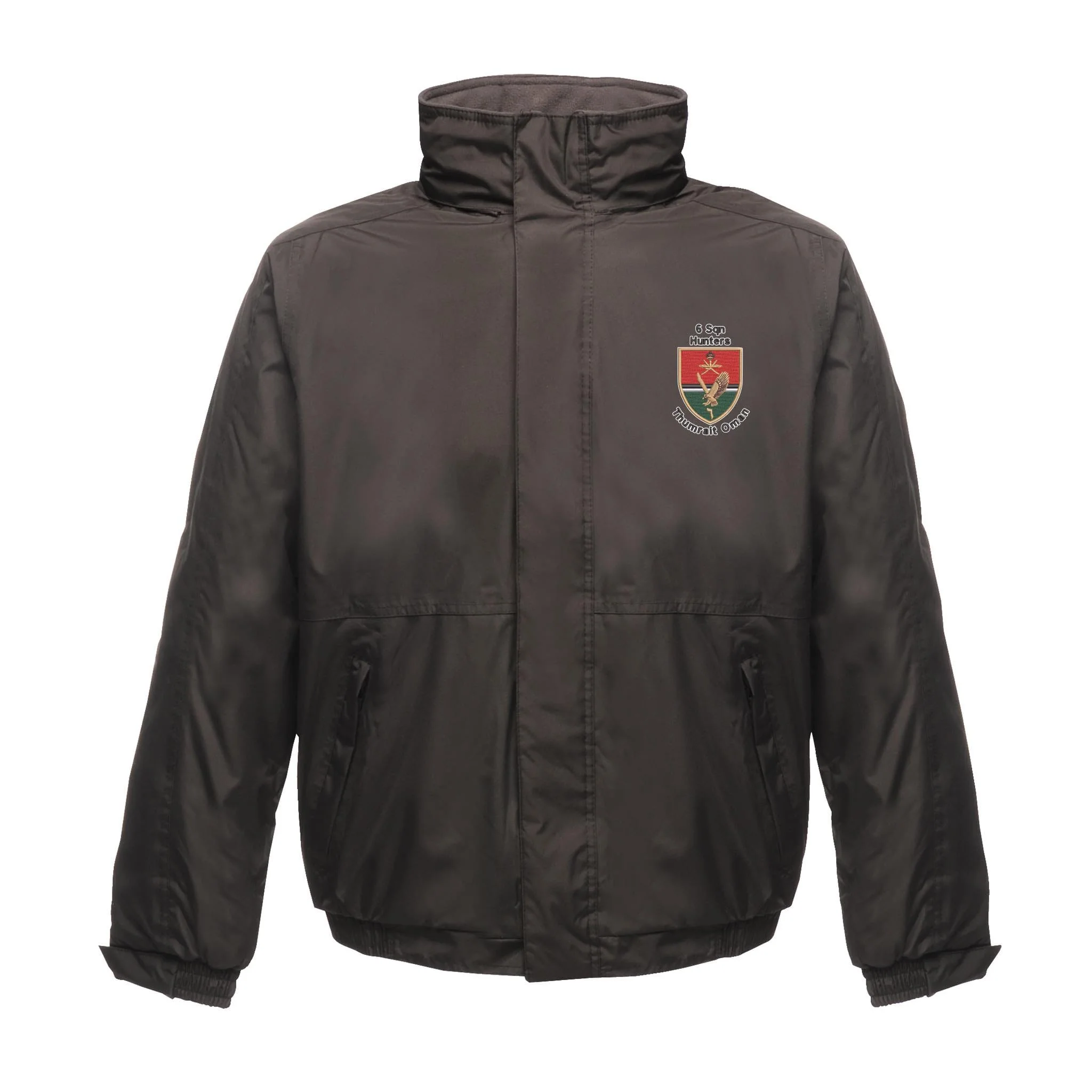 6 Sqn Hunters Thumrait Oman Regatta Waterproof Jacket With Hood - Image 2
