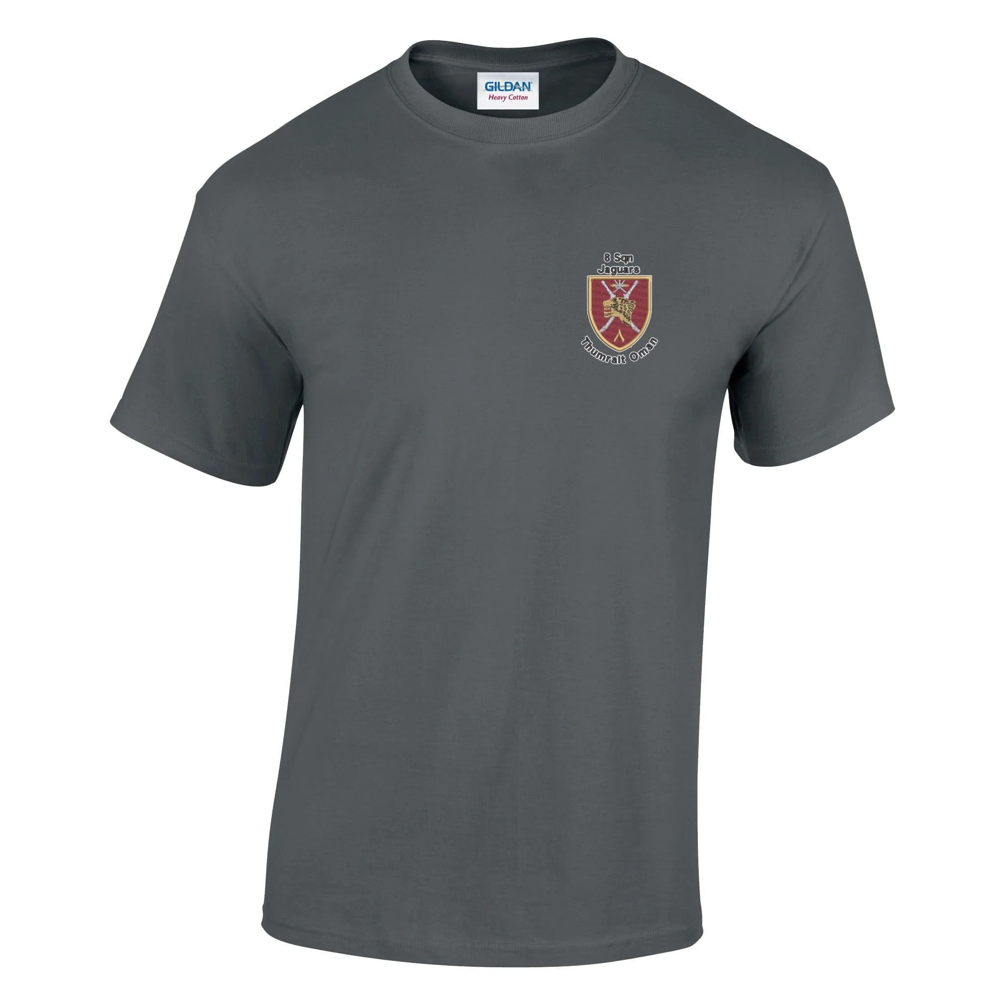 8 Sqn Jaguars Thumrait Oman Cotton T-Shirt - Image 4