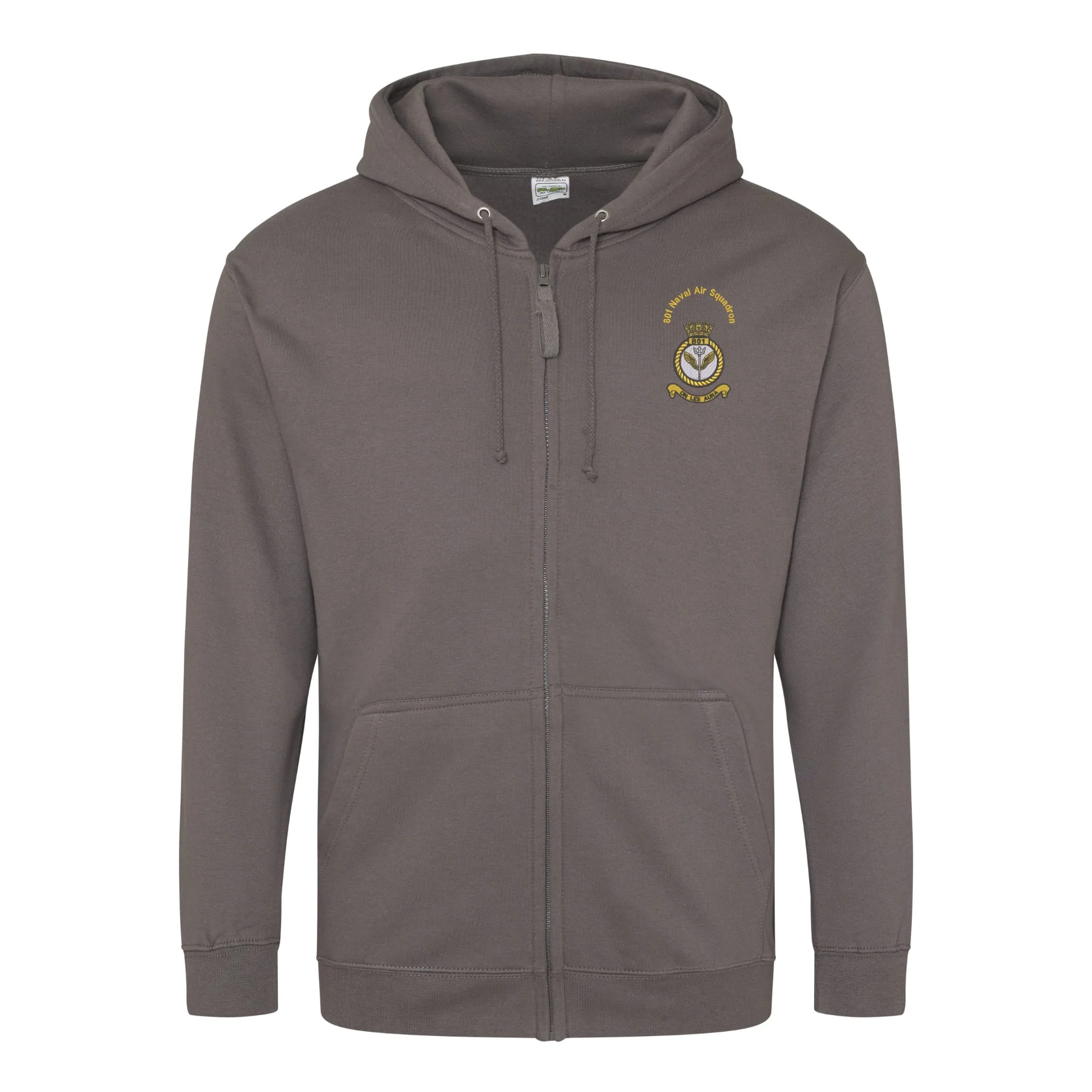 801 Naval Air Squadron Zipped Hoodie - Image 3