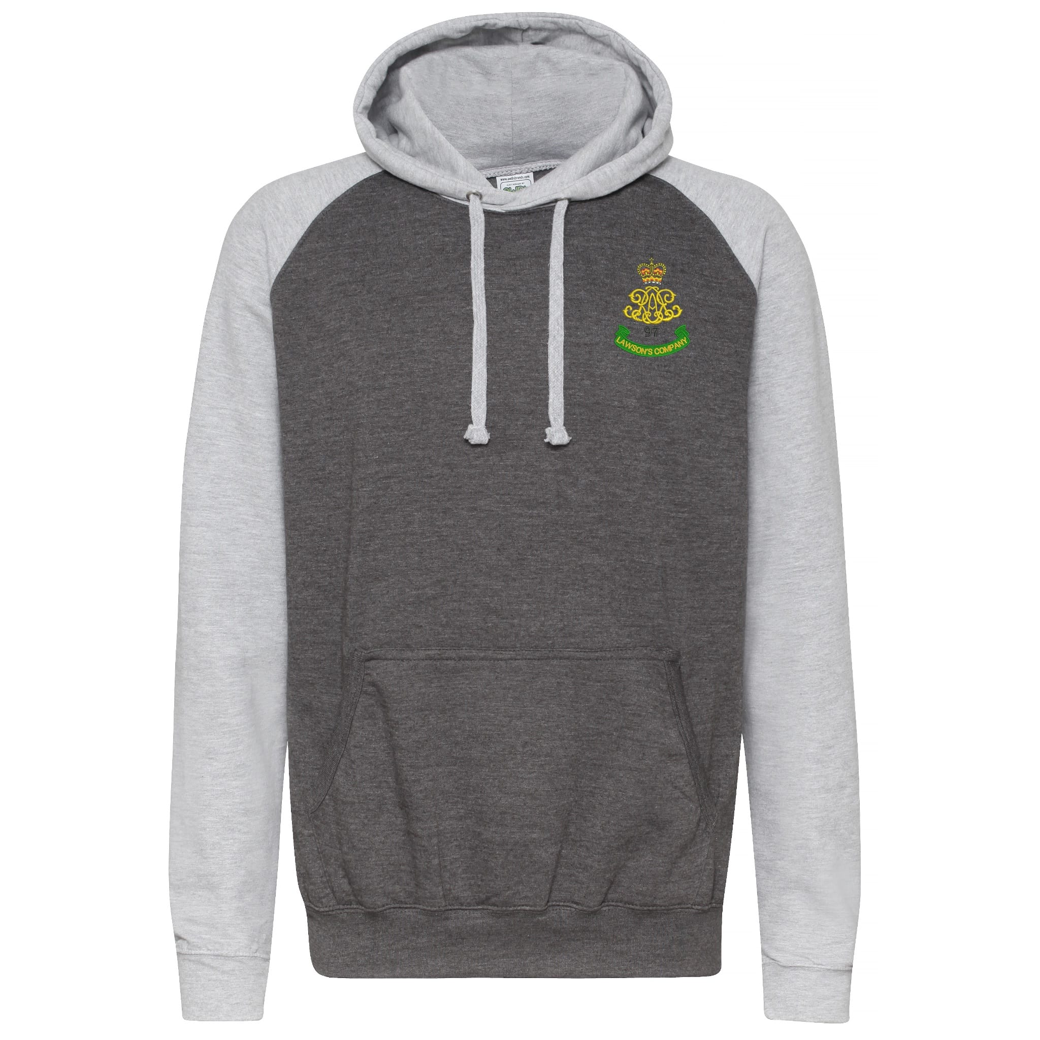 97 Battery (Lawson's Company) Royal Artillery Contrast Hoodie - Image 3