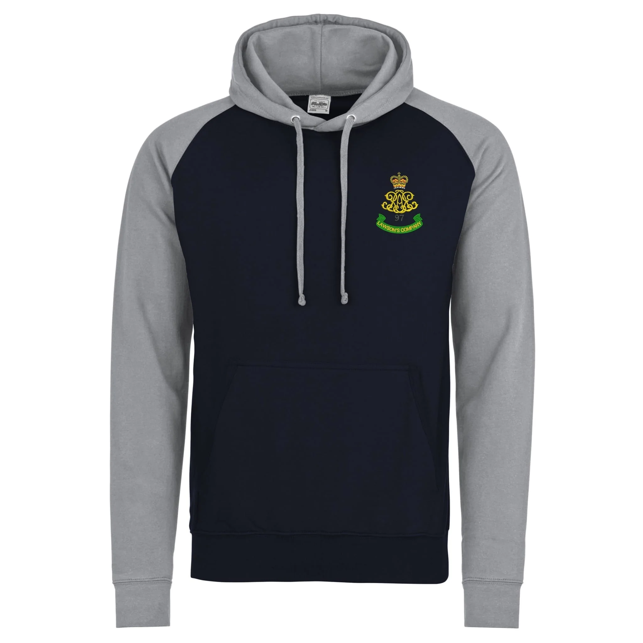 97 Battery (Lawson's Company) Royal Artillery Contrast Hoodie - Image 4