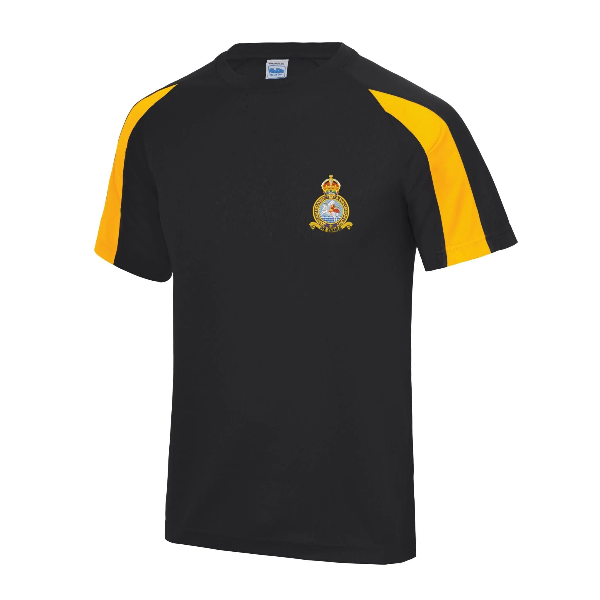 Air Delivery Test and Evaluation Unit Contrast Polyester T-Shirt - Image 8