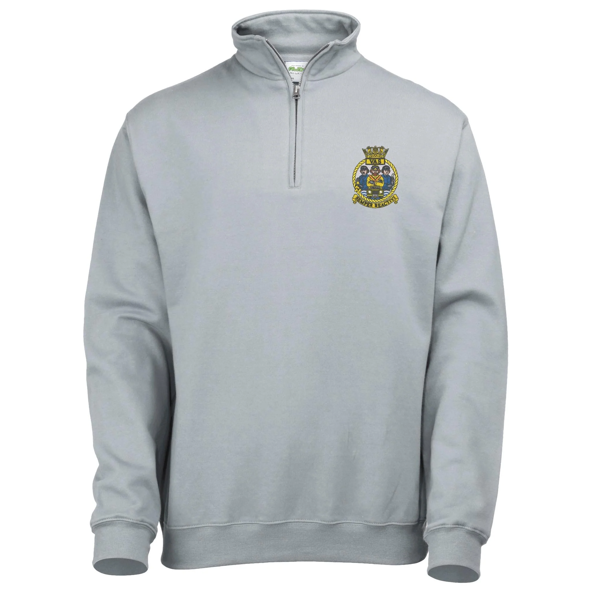 Aircraft Handler Semper Reactivi Crest Quarter Zip Sweatshirt - Image 4