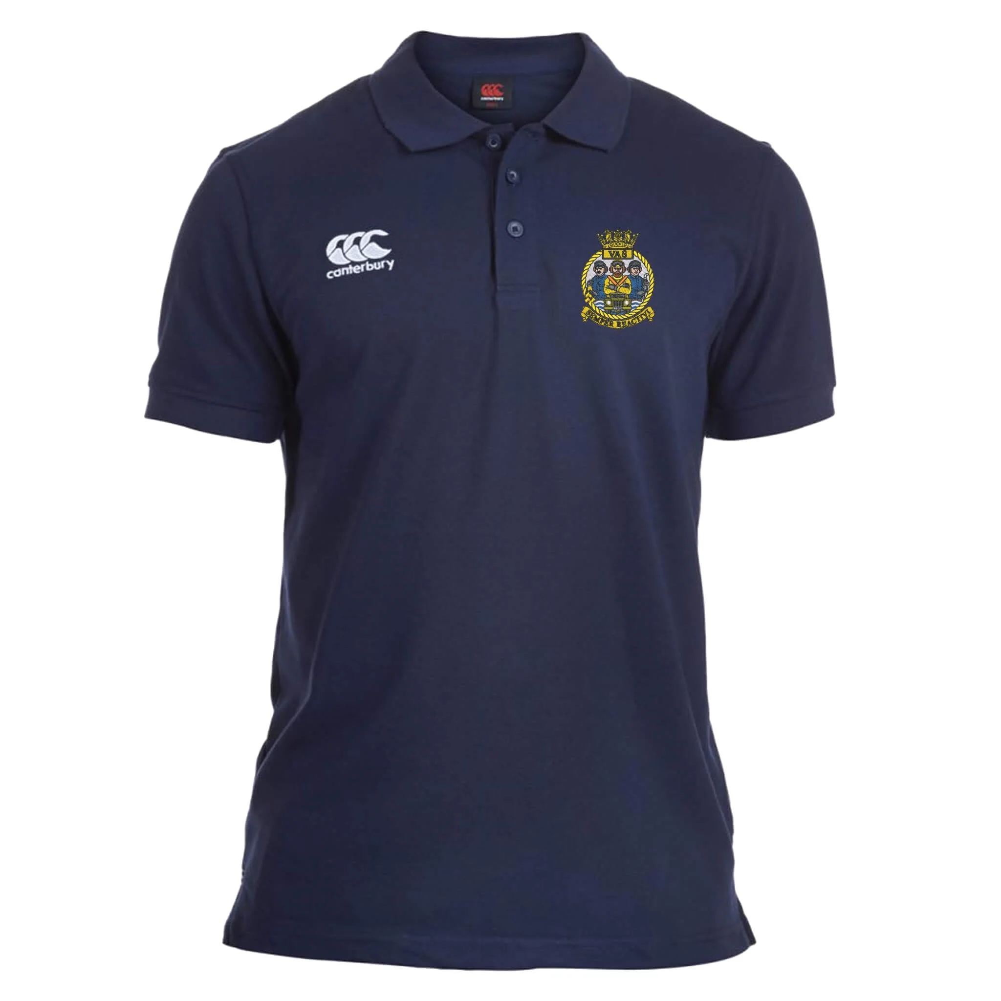 Aircraft Handler Semper Reactivi Crest Canterbury Rugby Polo - Image 3