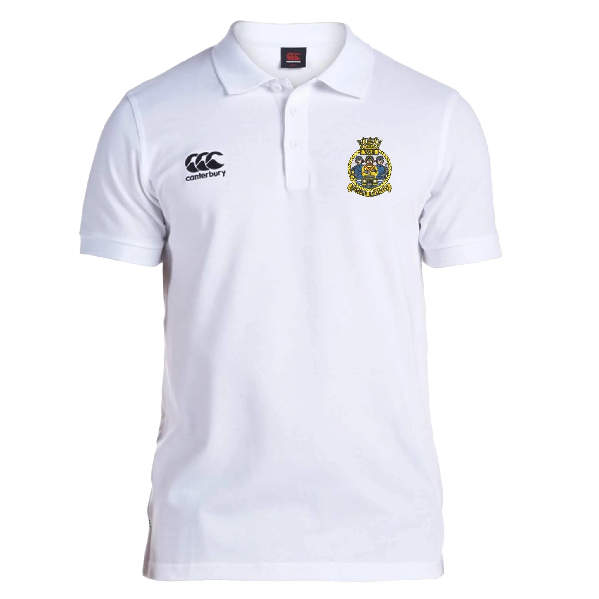 Aircraft Handler Semper Reactivi Crest Canterbury Rugby Polo - Image 4