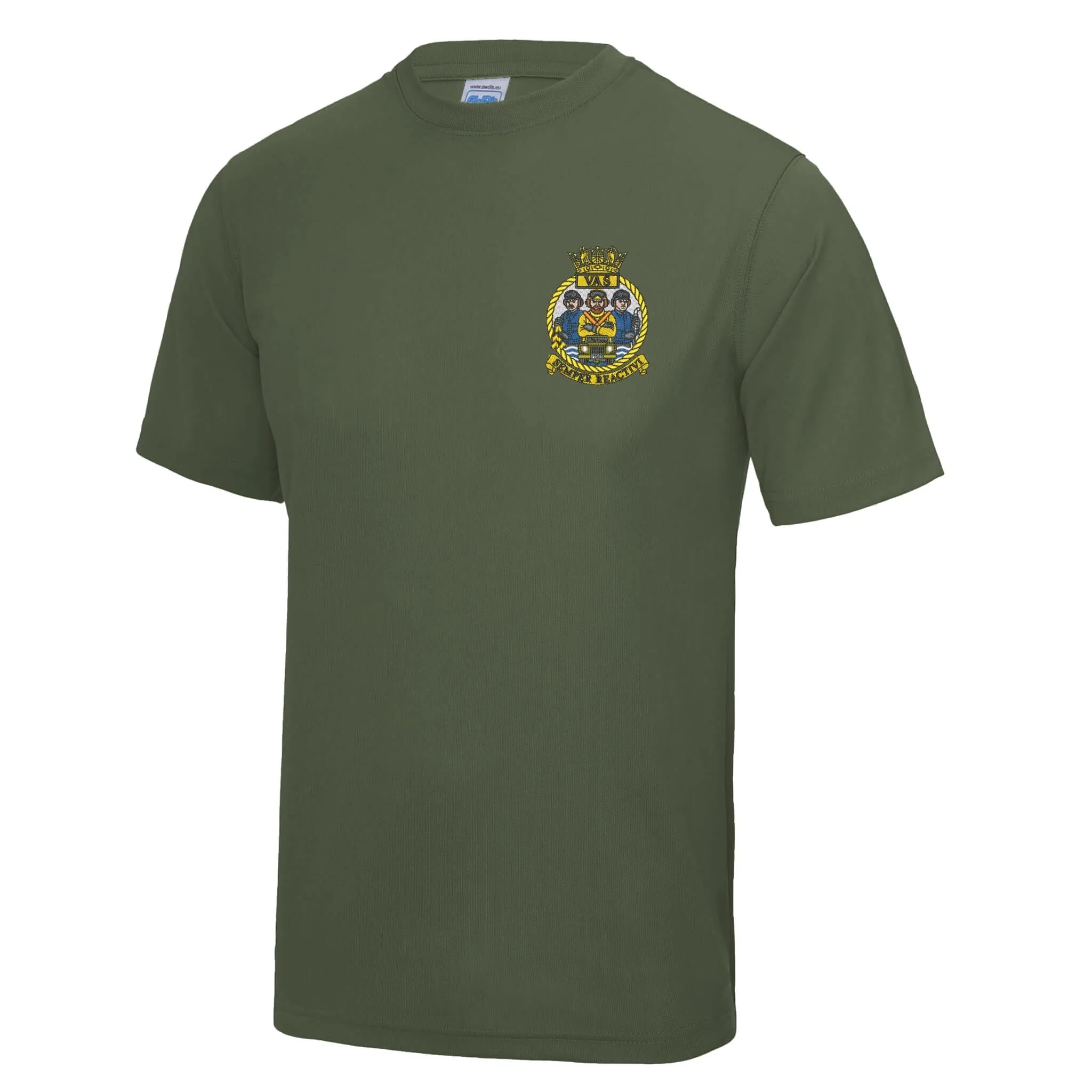Aircraft Handler Semper Reactivi Crest Polyester T-Shirt - Image 11