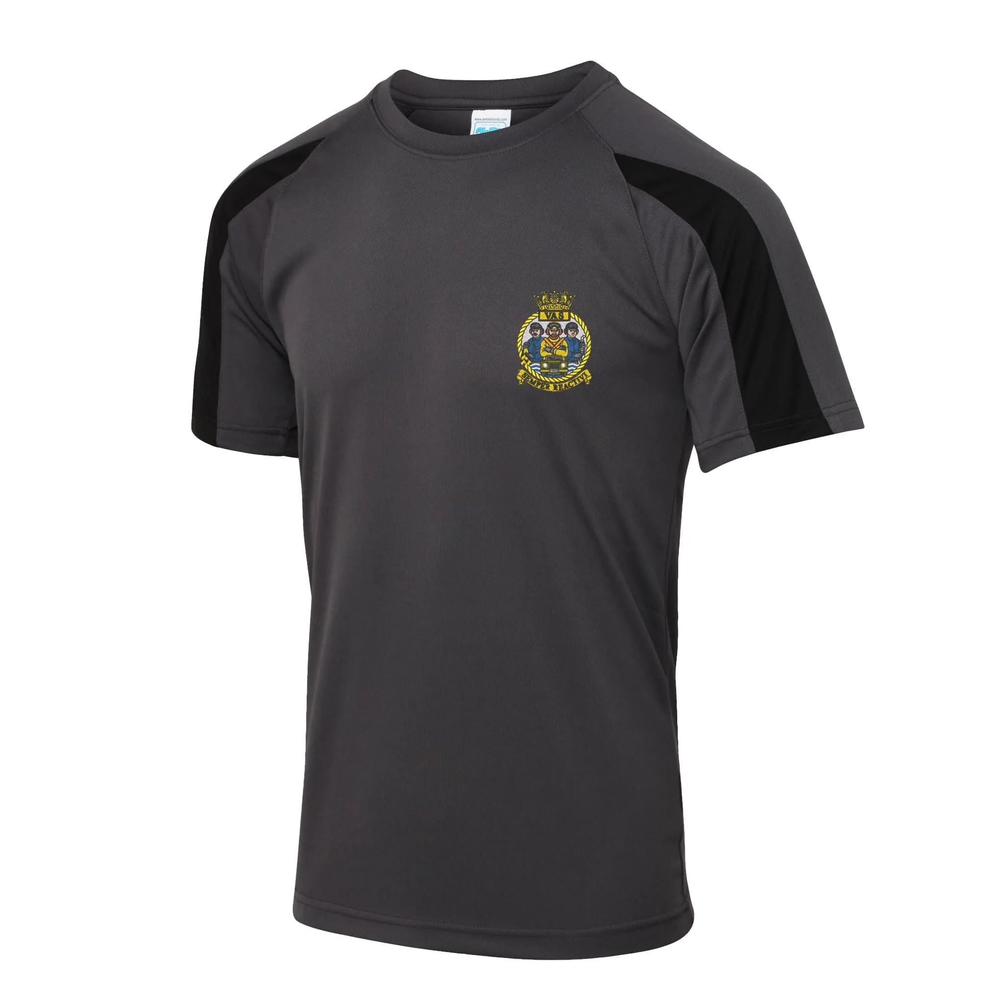 Aircraft Handler Semper Reactivi Crest Contrast Polyester T-Shirt - Image 6