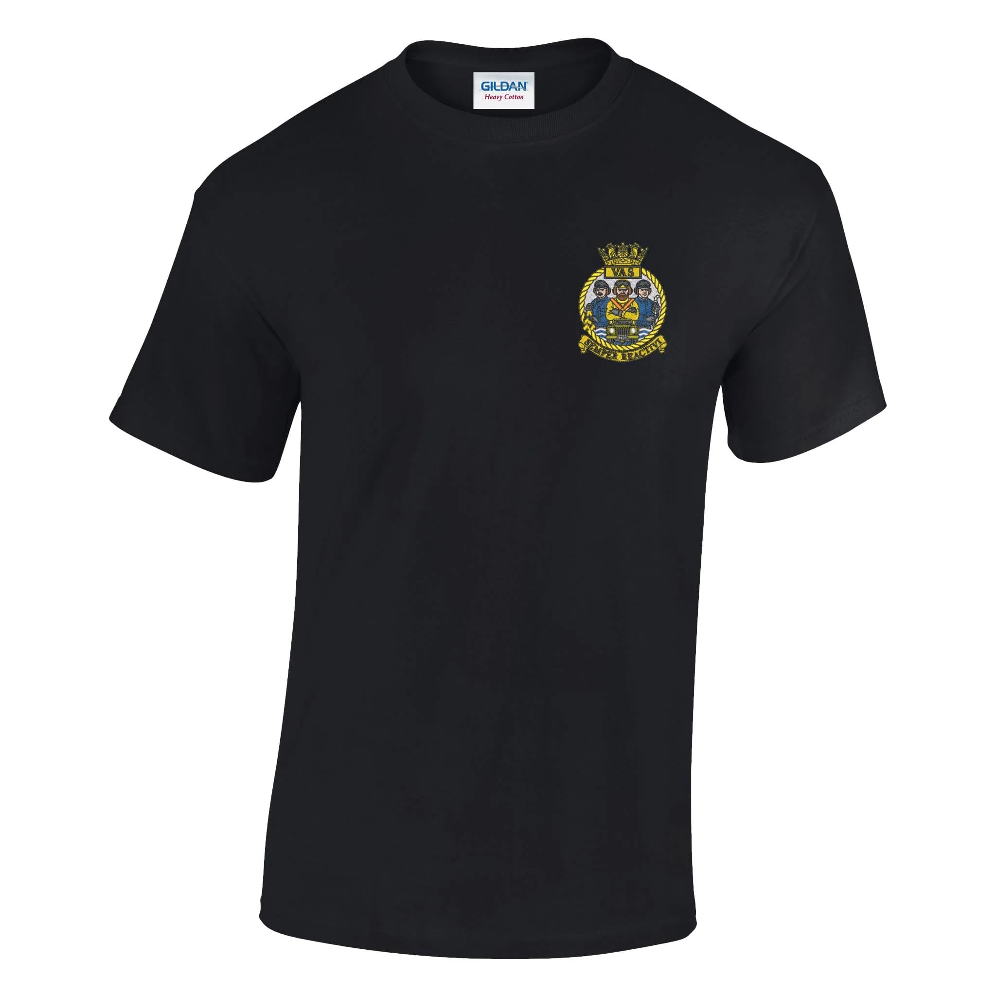Aircraft Handler Semper Reactivi Crest Cotton T-Shirt - Image 2