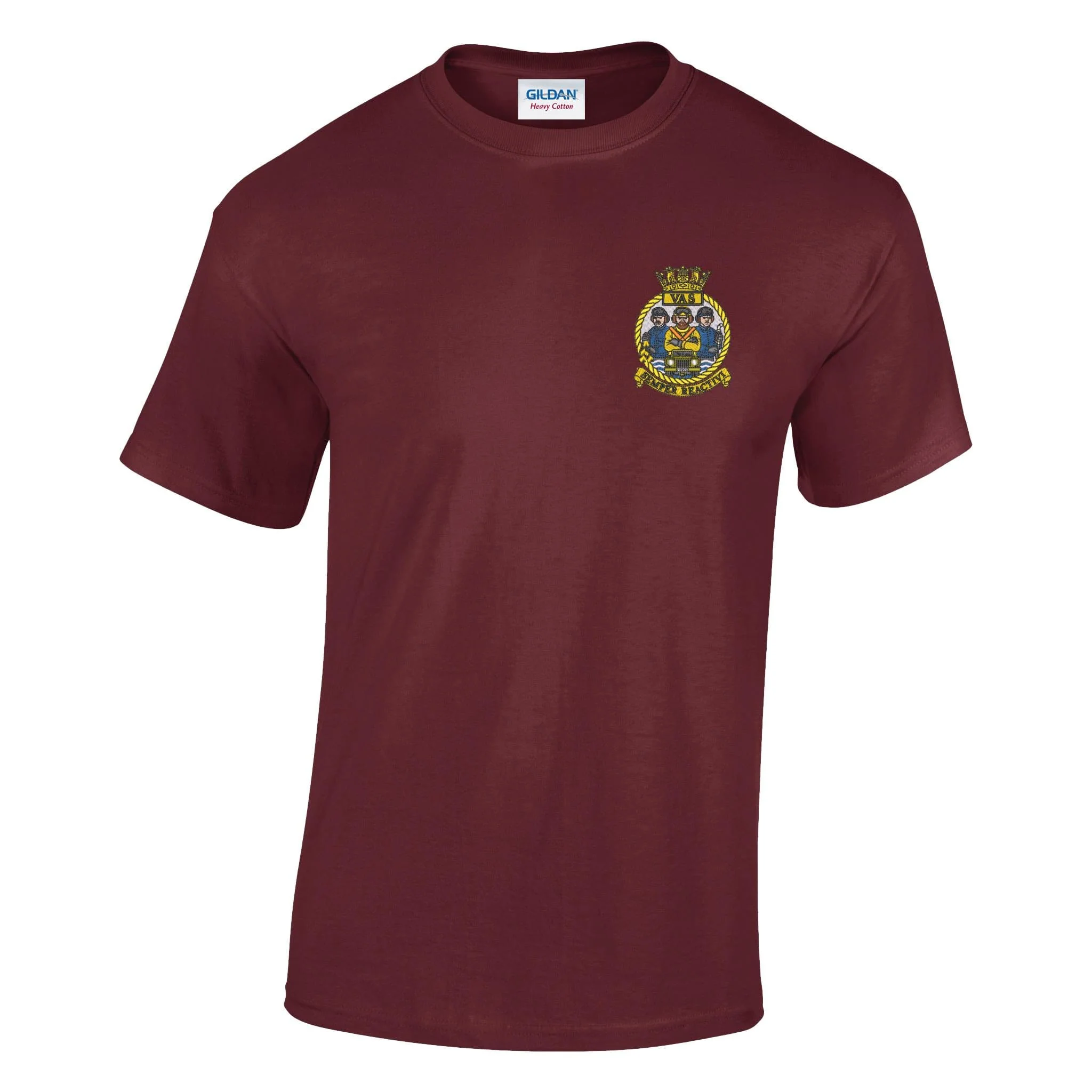 Aircraft Handler Semper Reactivi Crest Cotton T-Shirt - Image 3