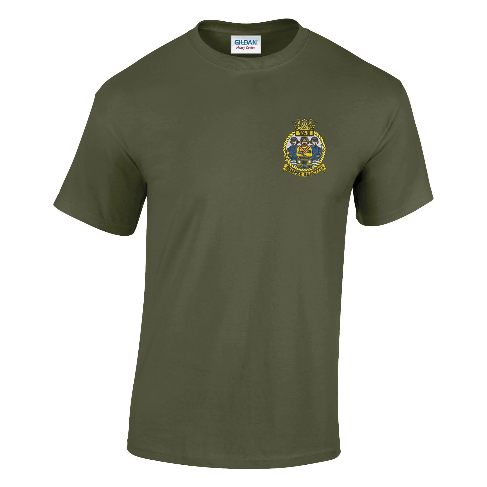 Aircraft Handler Semper Reactivi Crest Cotton T-Shirt - Image 5
