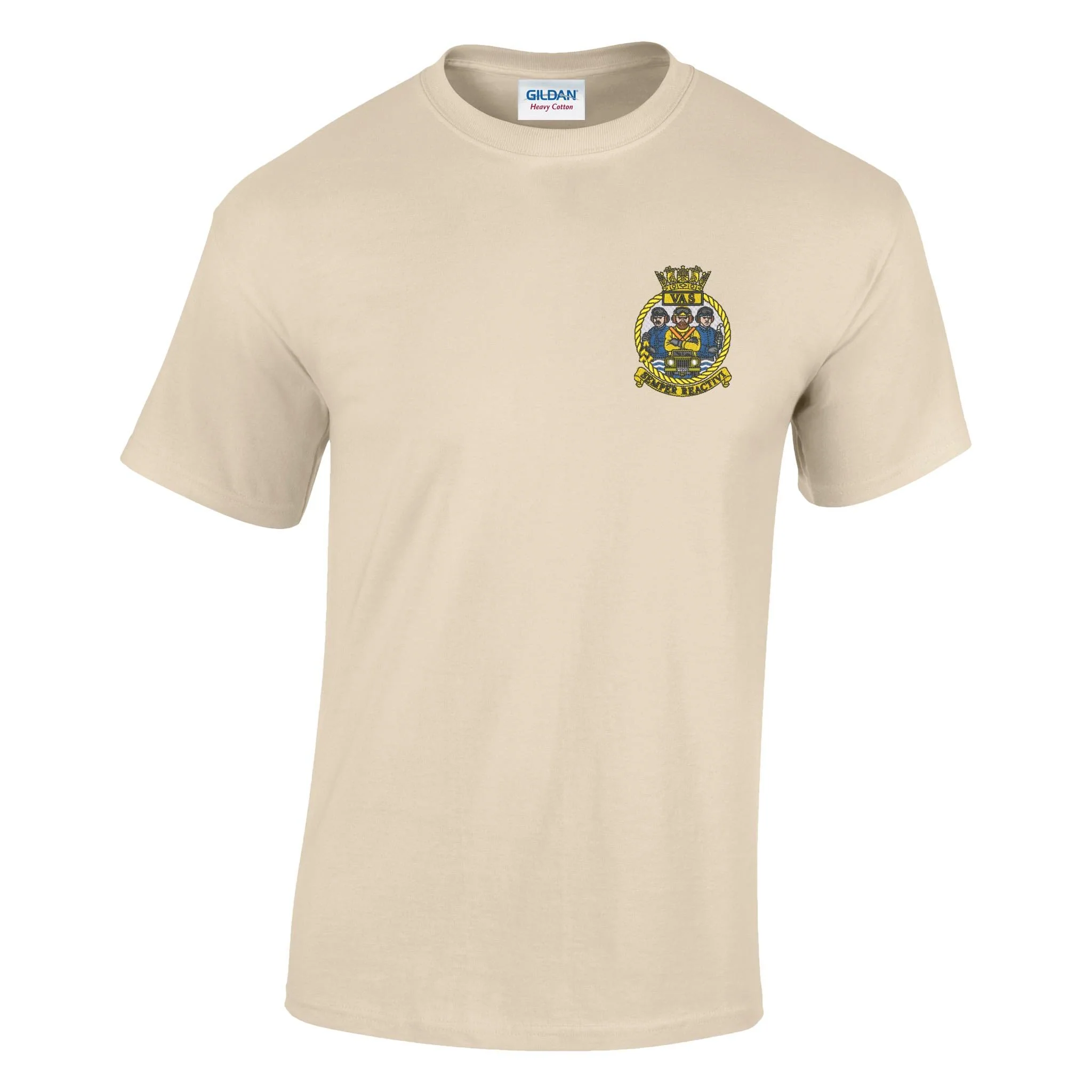 Aircraft Handler Semper Reactivi Crest Cotton T-Shirt - Image 9