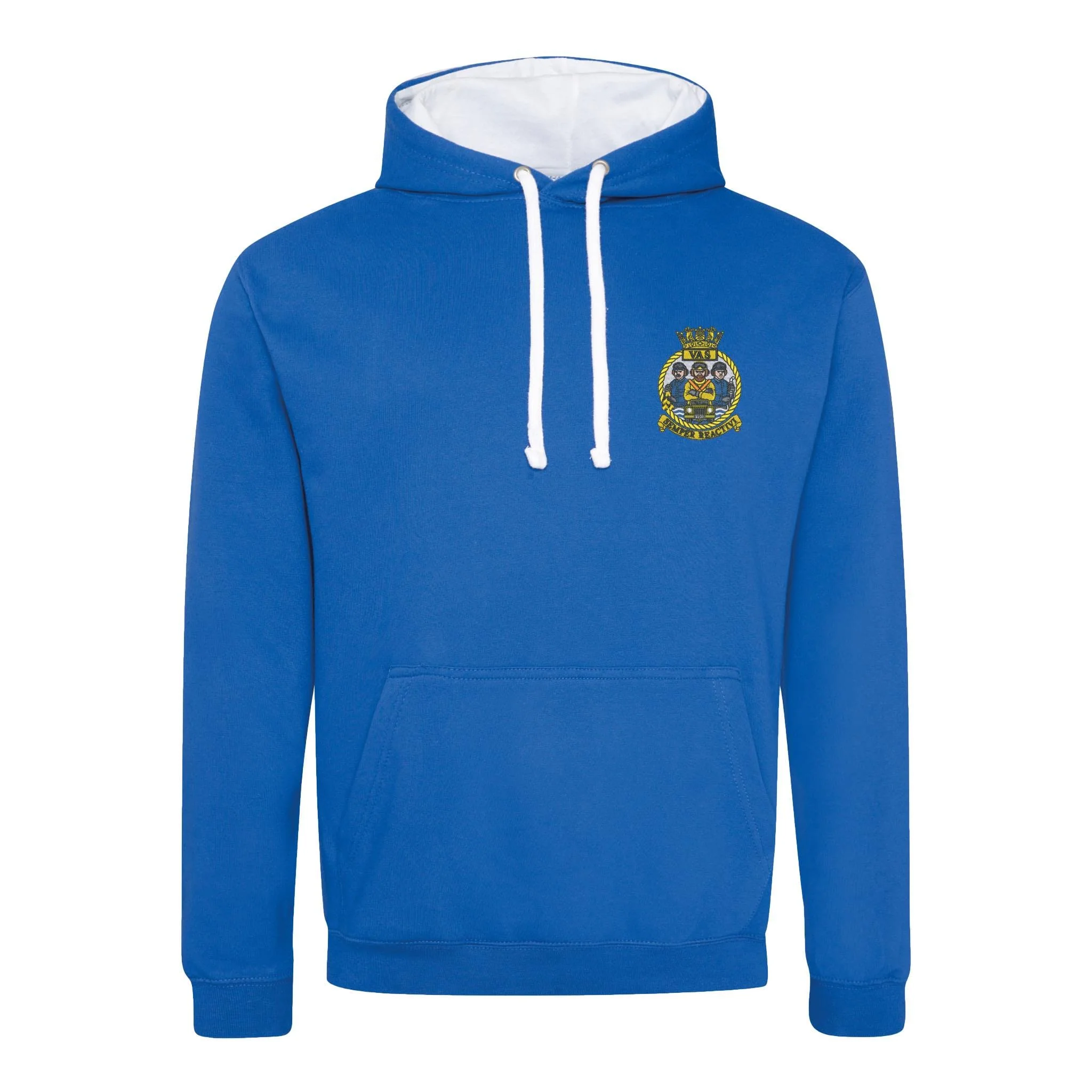 Aircraft Handler Semper Reactivi Crest Varsity Contrast Hoodie
