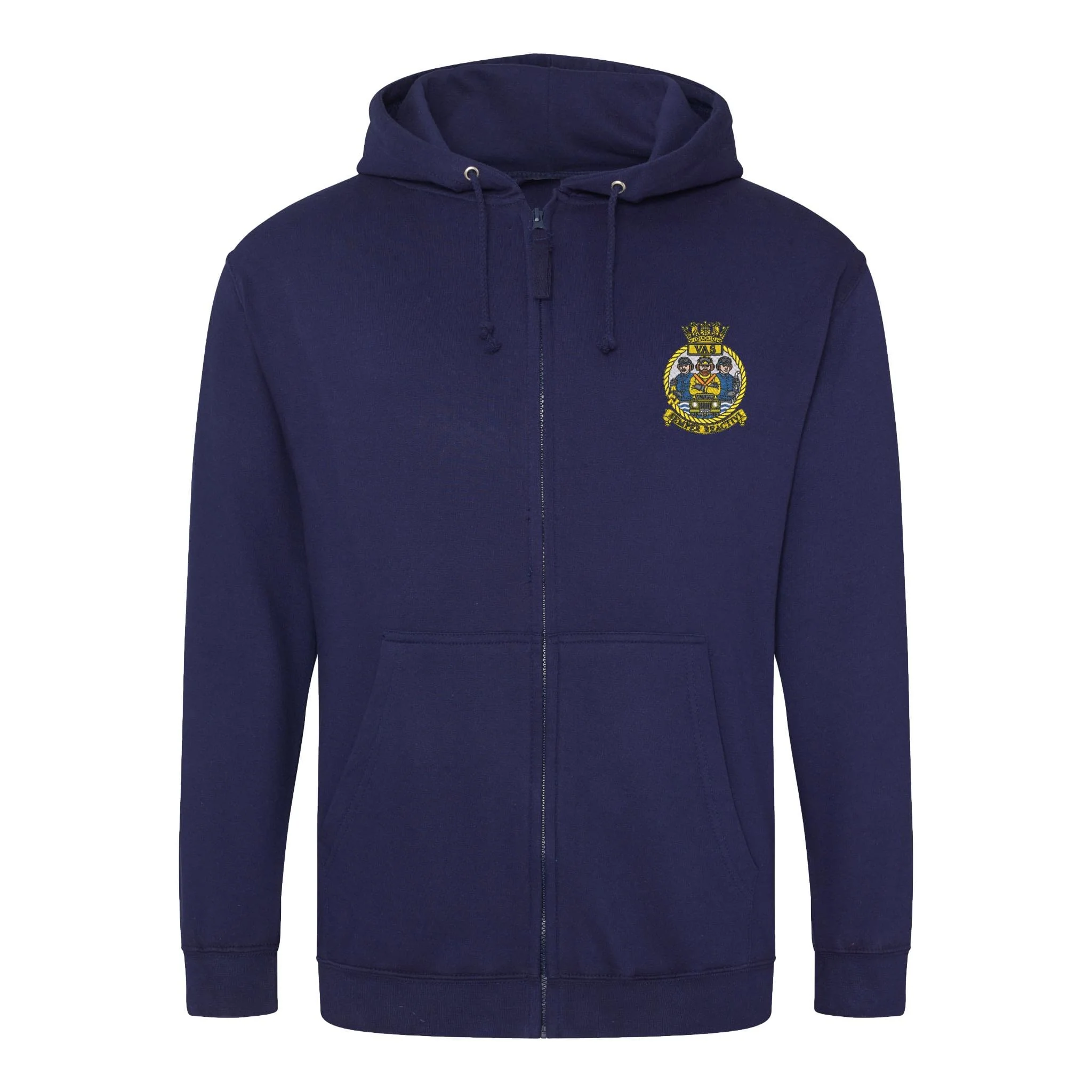 Aircraft Handler Semper Reactivi Crest Zipped Hoodie - Image 7