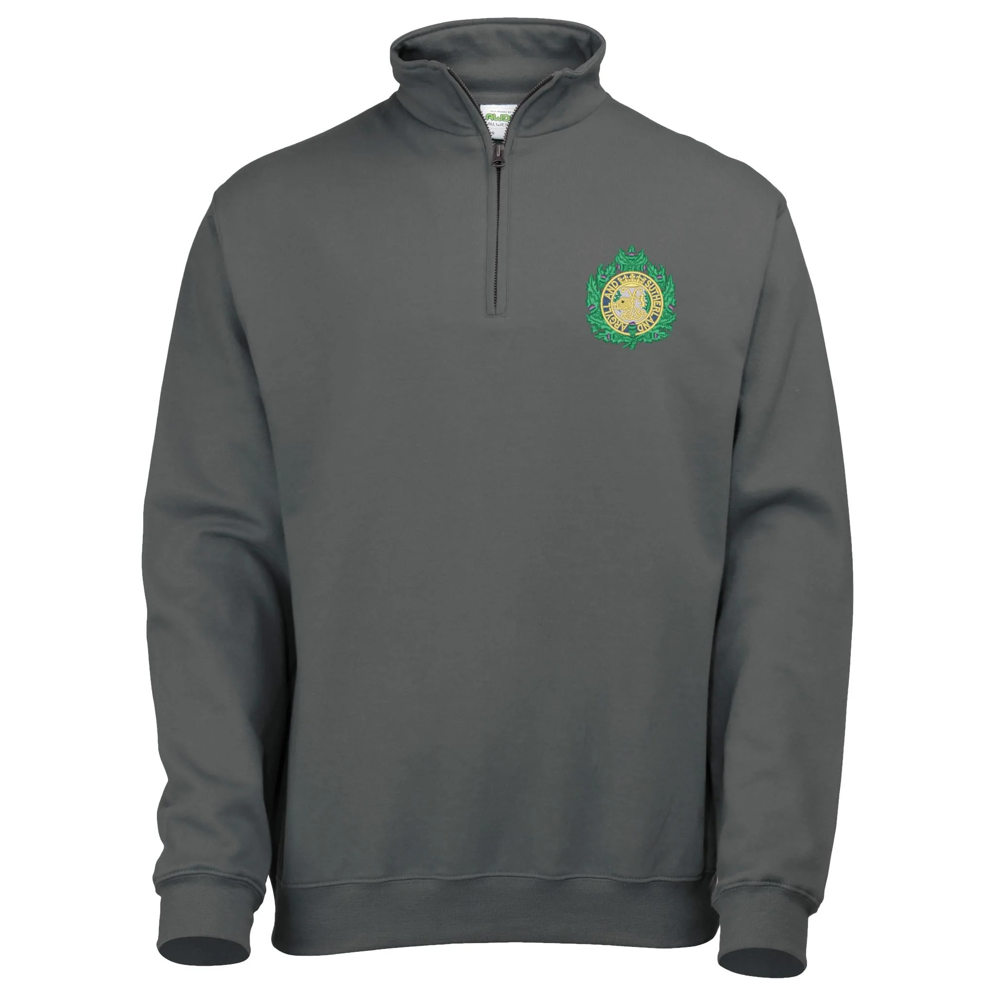 Argyll and Sutherland Highlanders Quarter Zip Sweatshirt - Image 3