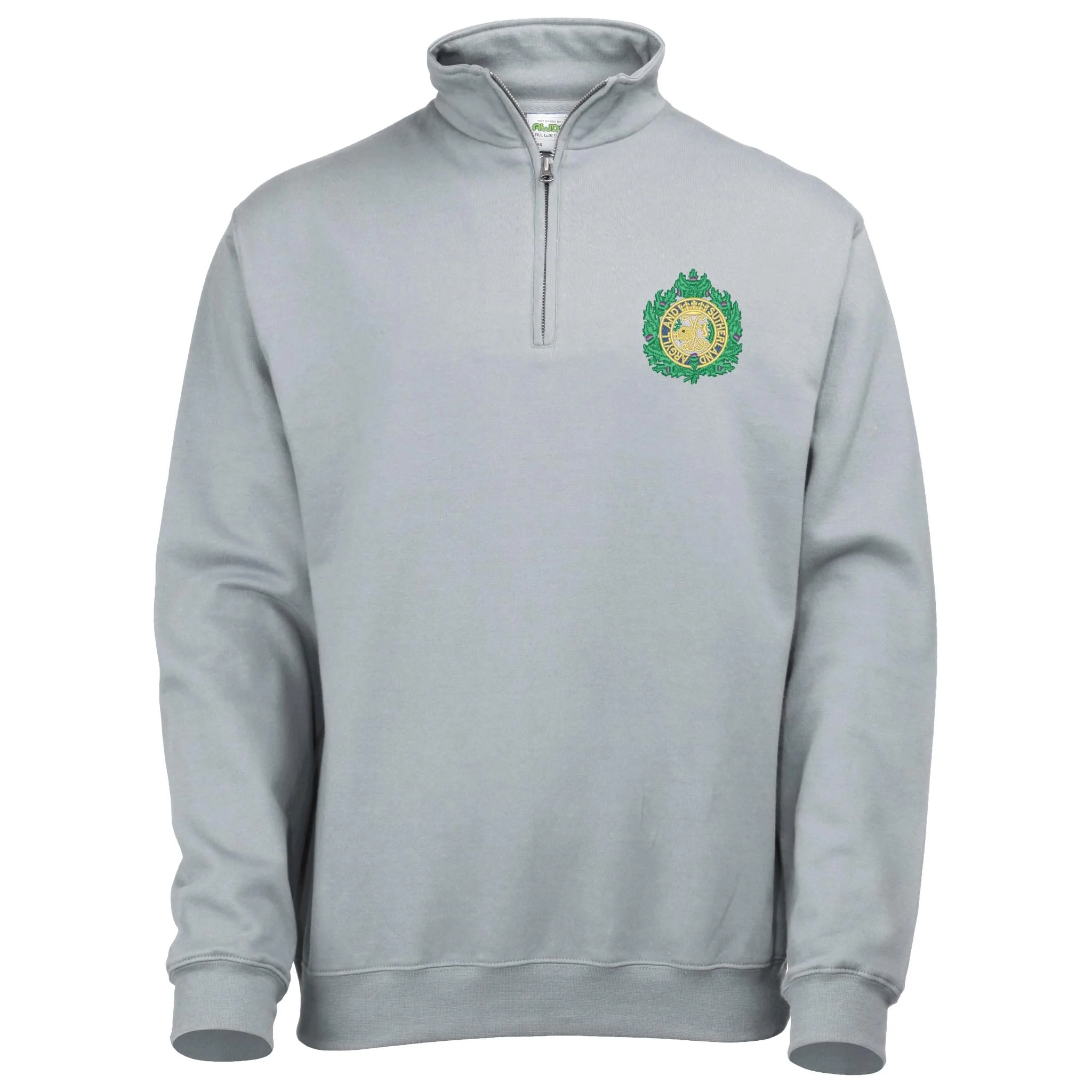 Argyll and Sutherland Highlanders Quarter Zip Sweatshirt - Image 4
