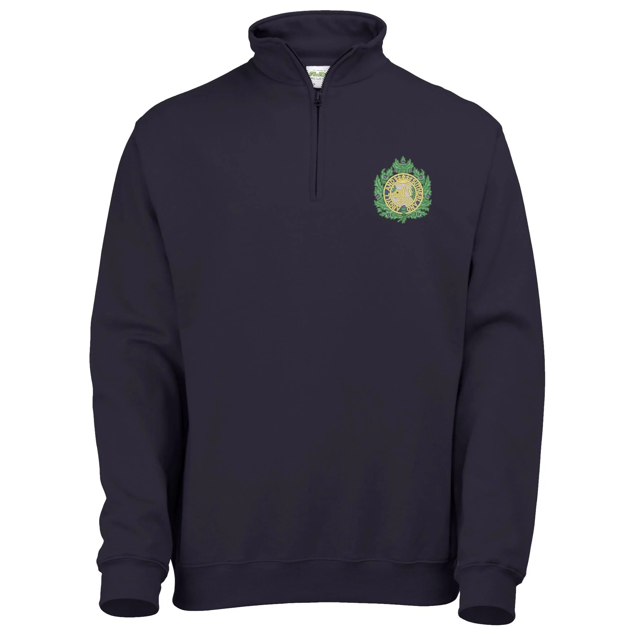 Argyll and Sutherland Highlanders Quarter Zip Sweatshirt - Image 5