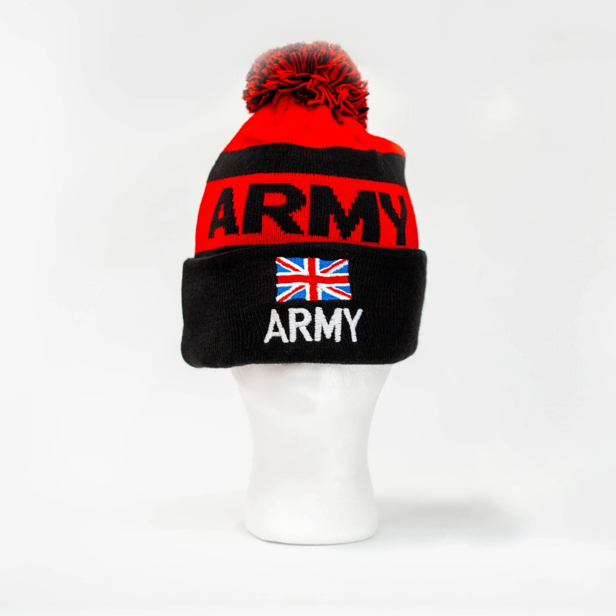 Army (New Logo) Bobble Beanie Hat - Army v Navy 2026 - Image 3