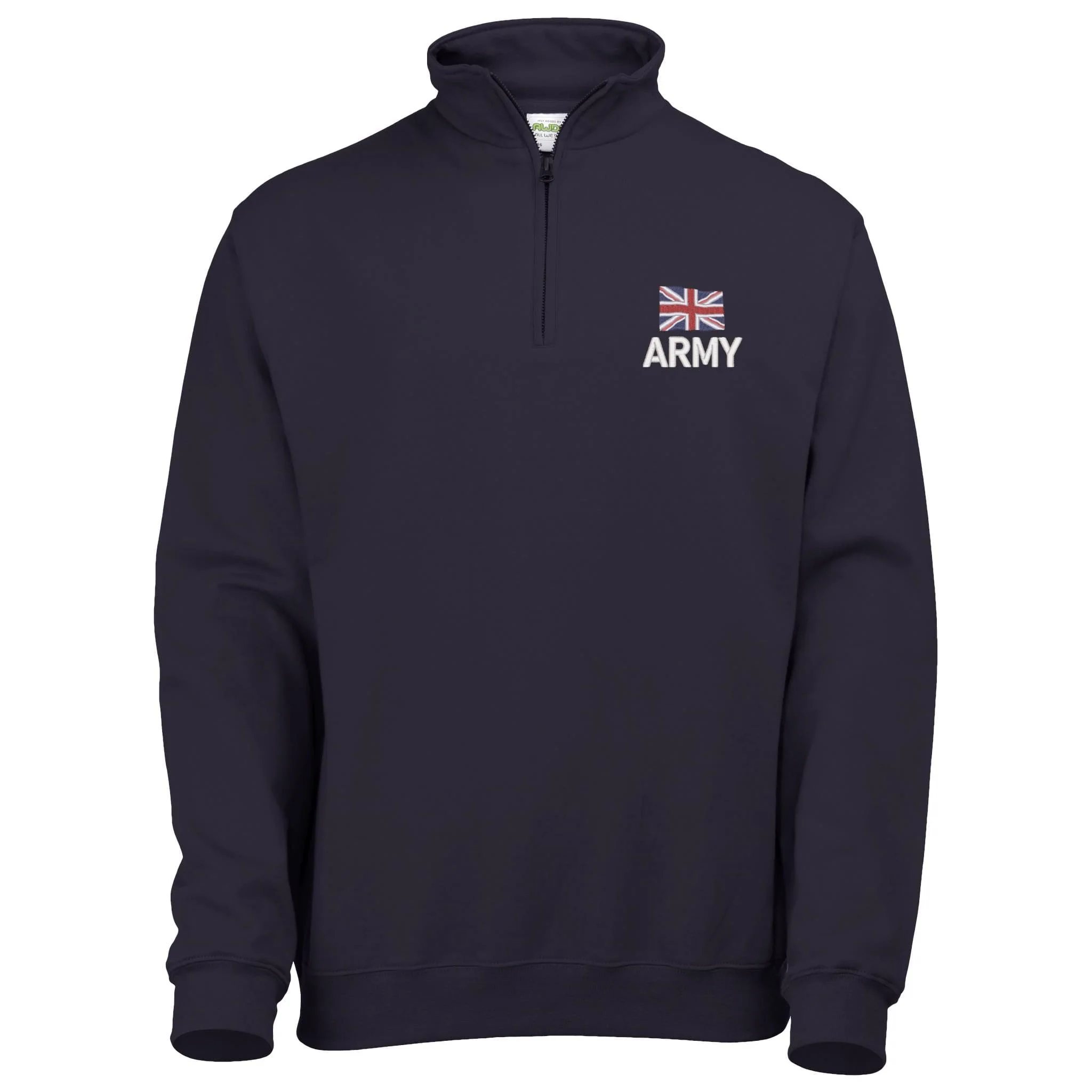 Army (New Logo) Quarter Zip Sweatshirt - Image 5