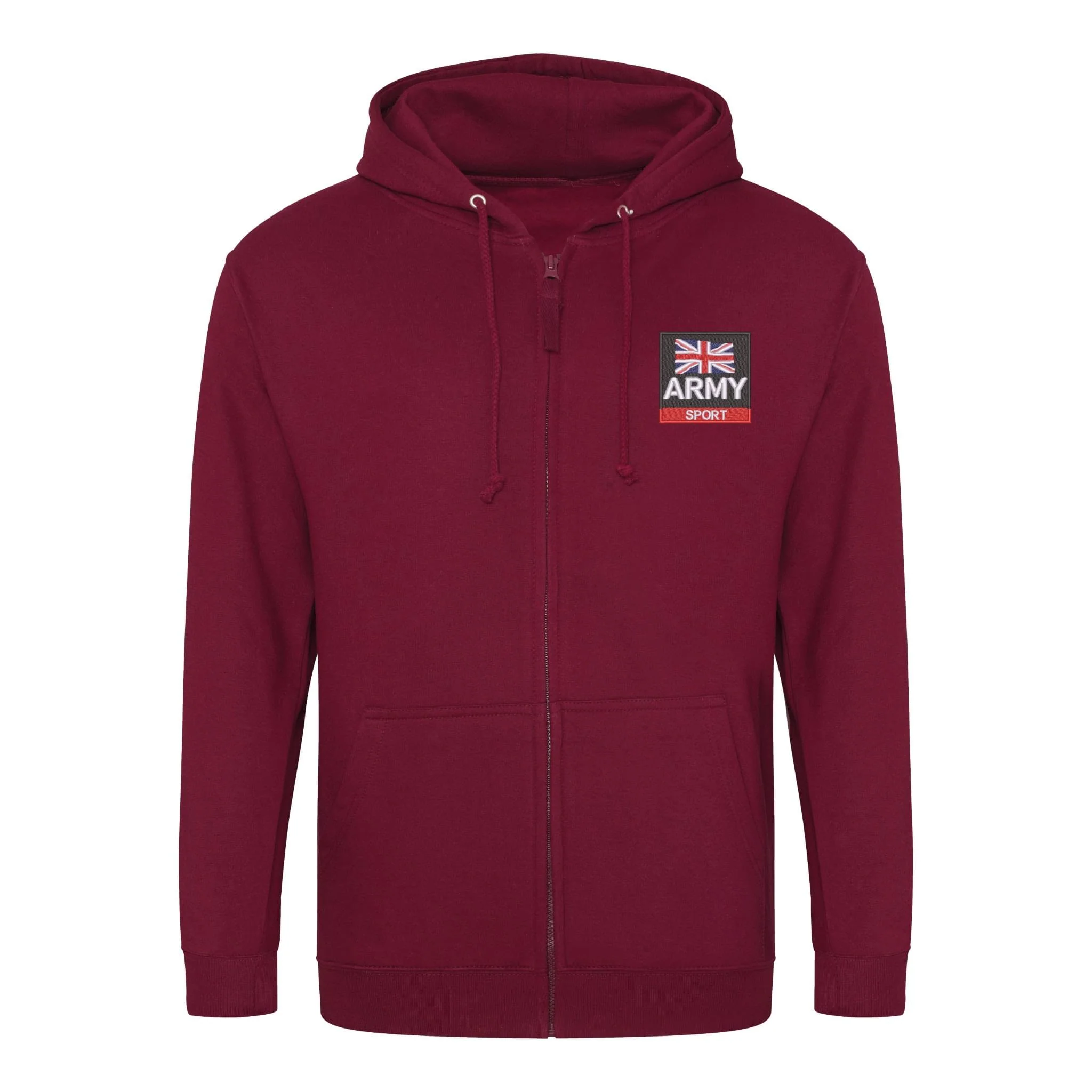 Army Sport Zipped Hoodie - Image 2