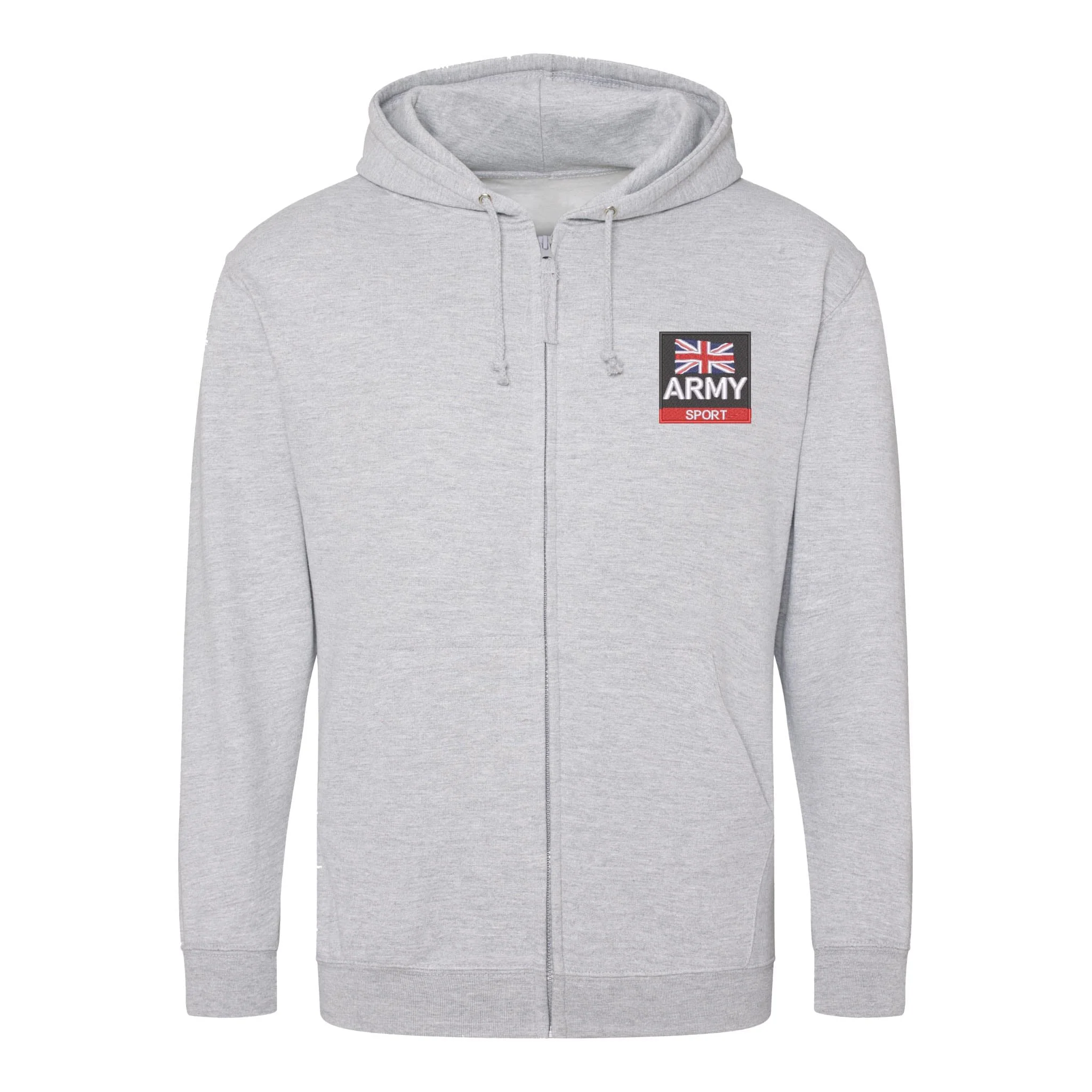 Army Sport Zipped Hoodie - Image 3