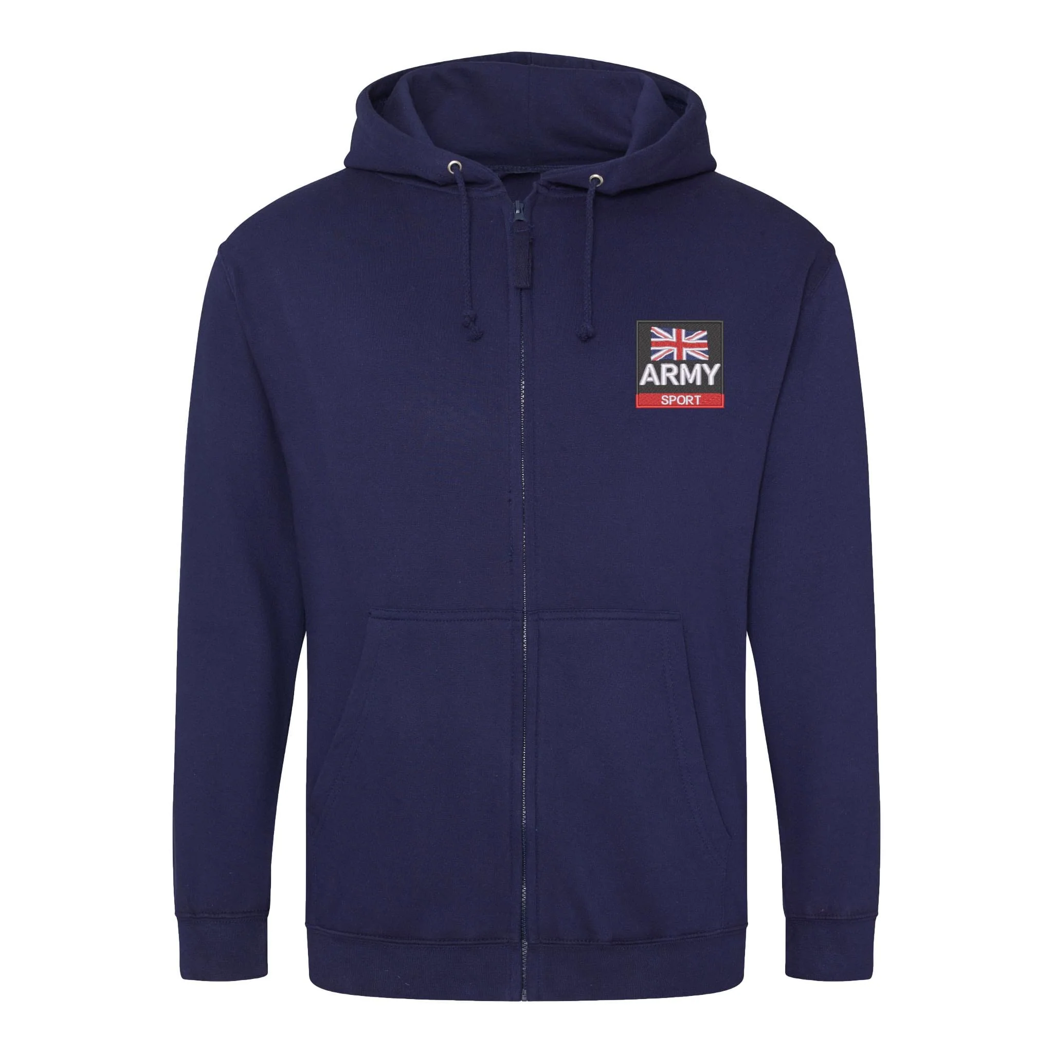 Army Sport Zipped Hoodie - Image 6