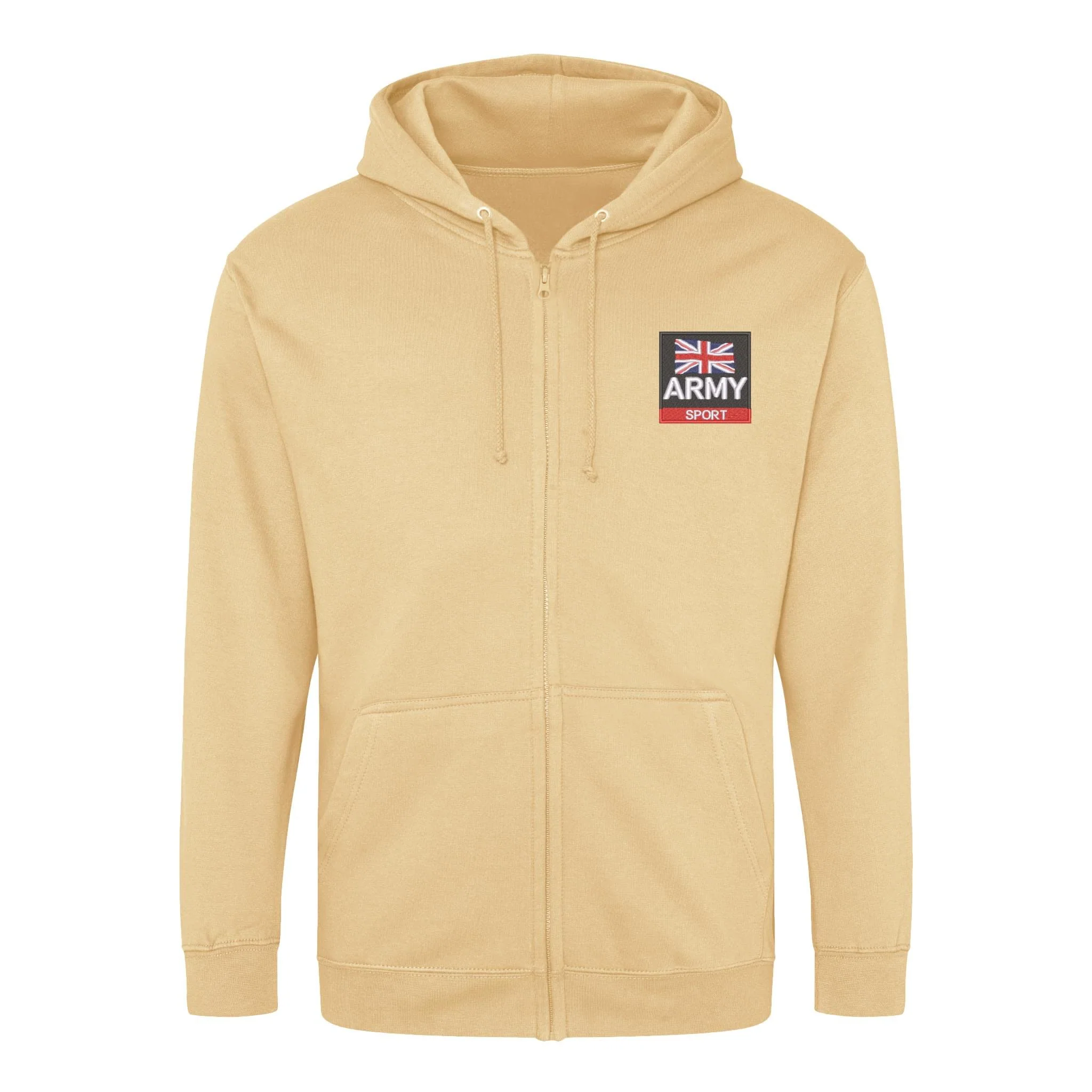 Army Sport Zipped Hoodie - Image 8