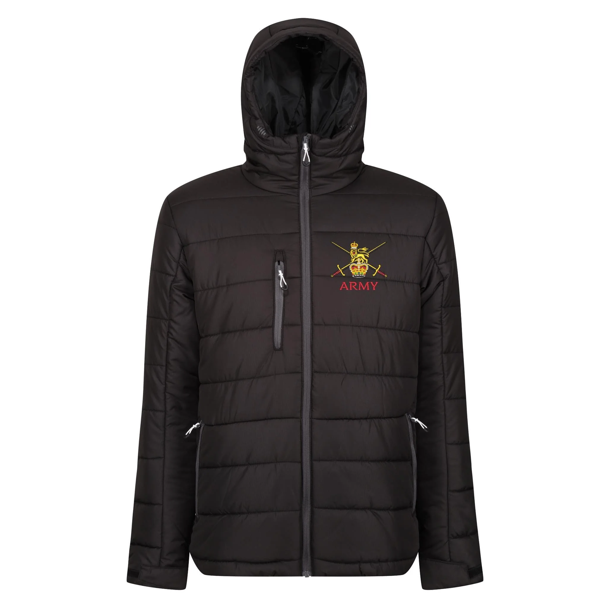 Army (Crossed Swords) Regatta Thermal Hooded Jacket - Image 2