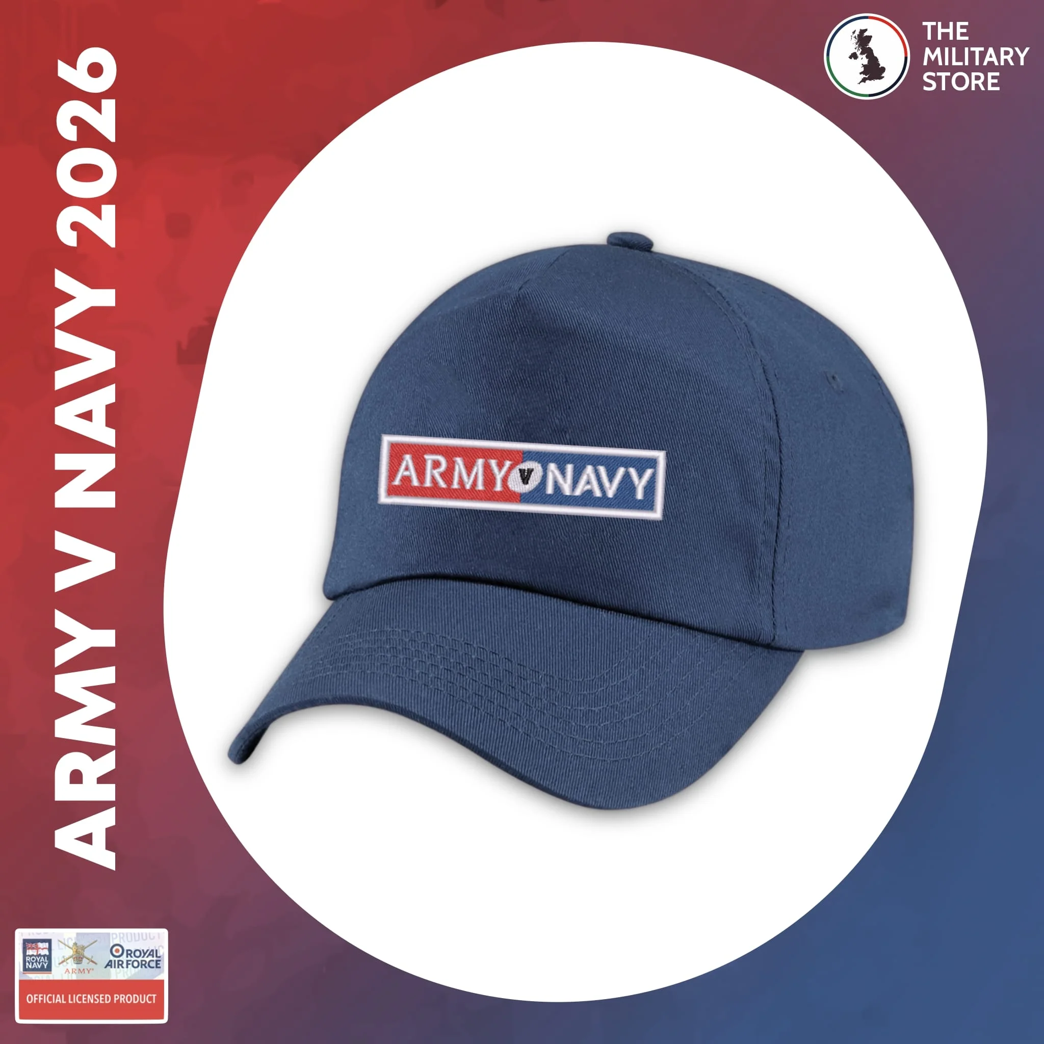 Army v Navy 2026 Embroidered Cap - Image 3