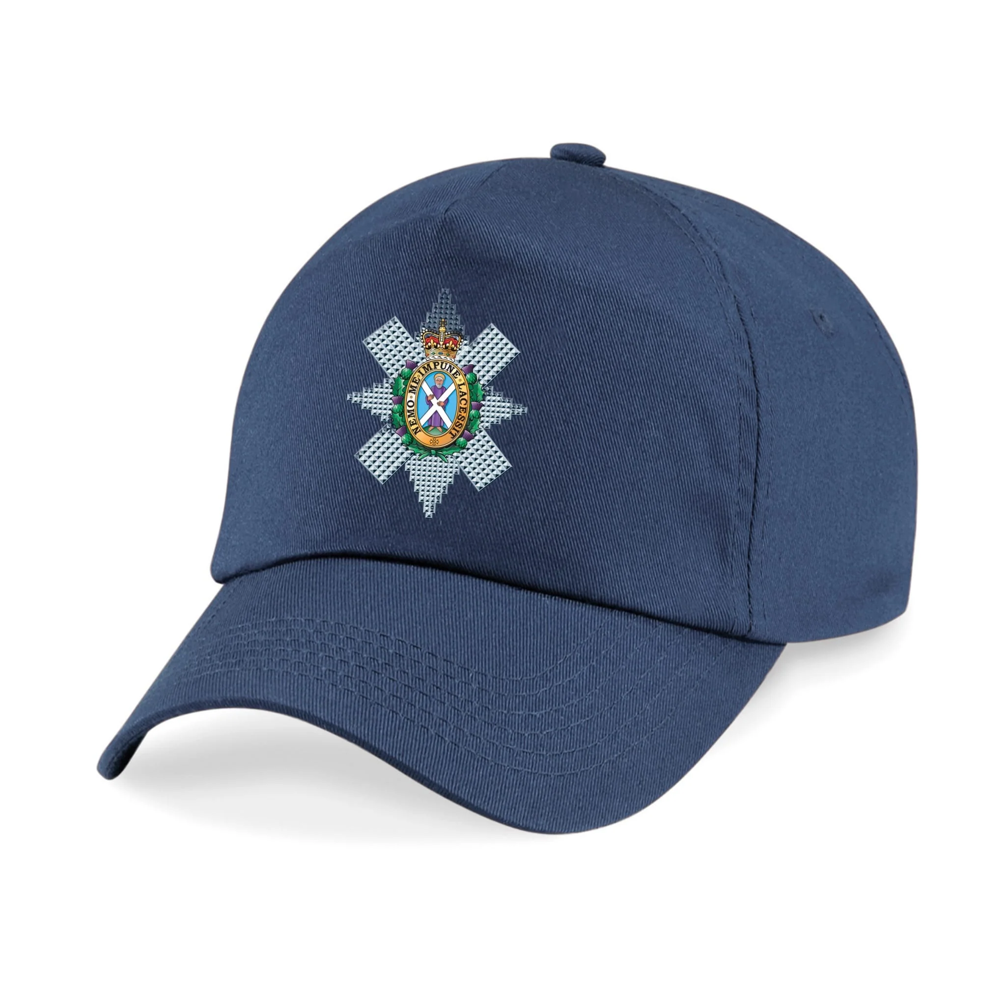 Black Watch Printed Cap - Image 3