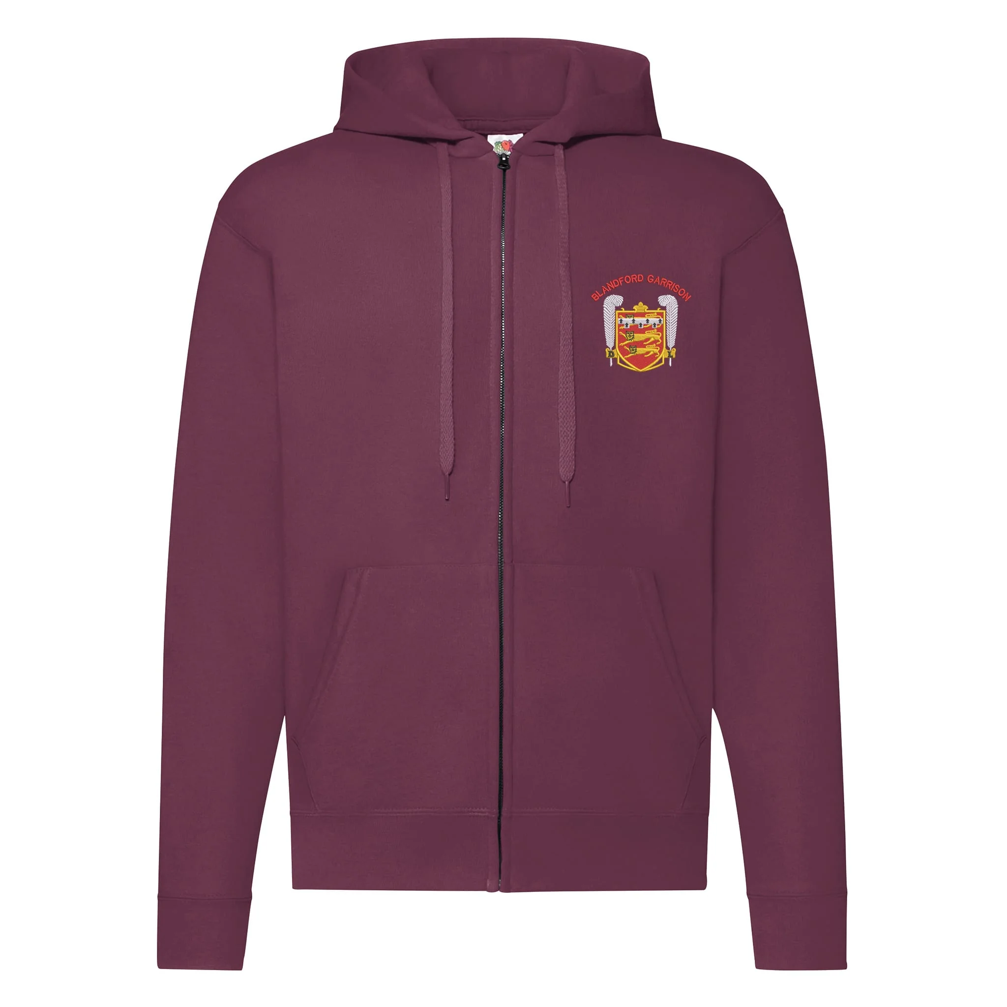 Blandford Garrison Zipped Hoodie - Image 2