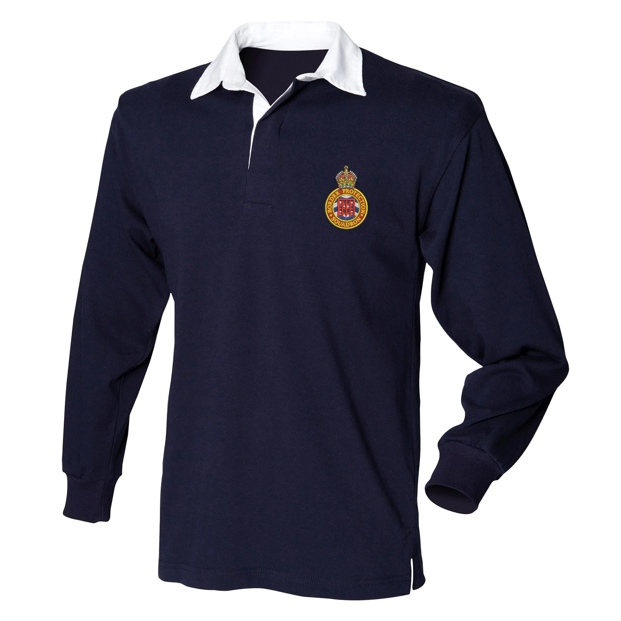 Border Protection Squadron Front Row Long Sleeve Rugby Shirt - Image 7