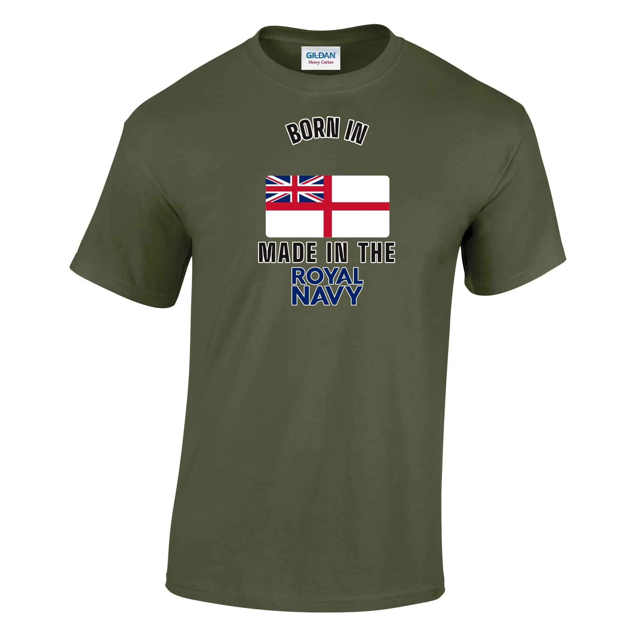 Born In ... Made In The Royal Navy Printed T-Shirt - Image 7