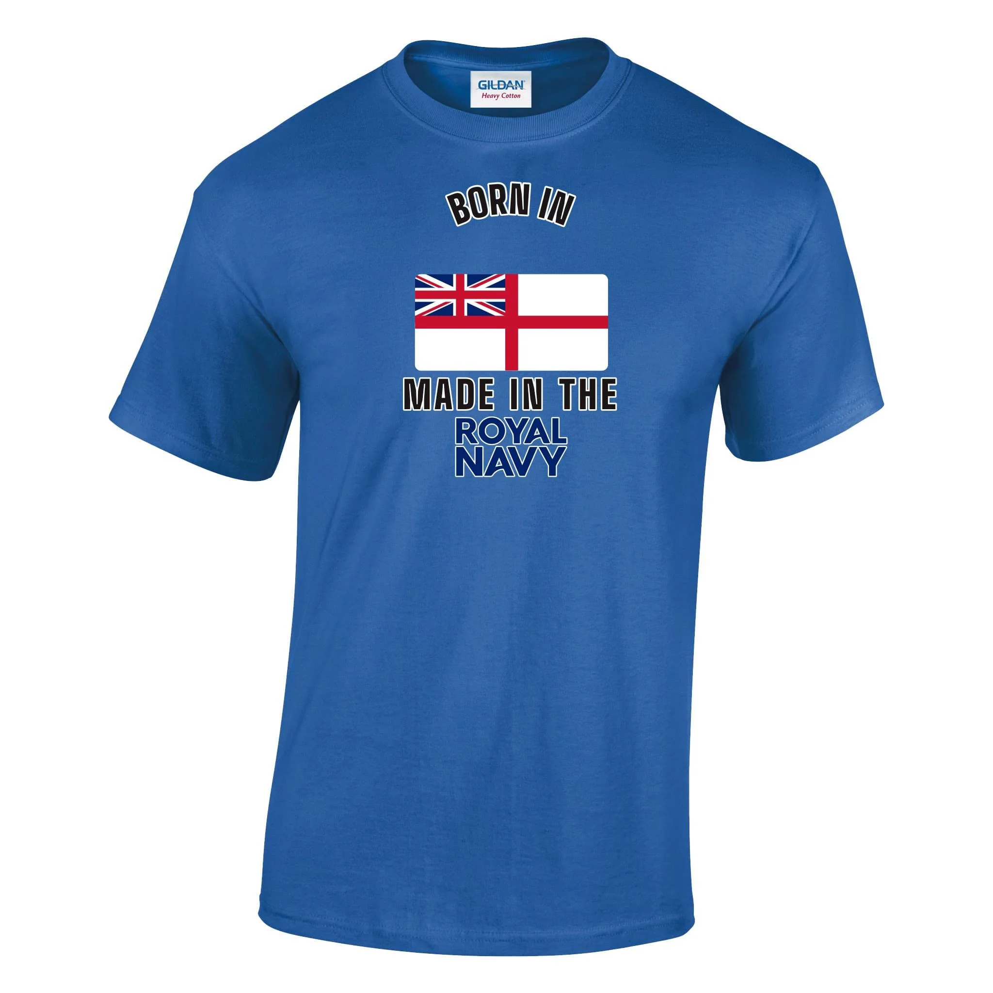 Born In ... Made In The Royal Navy Printed T-Shirt - Image 9