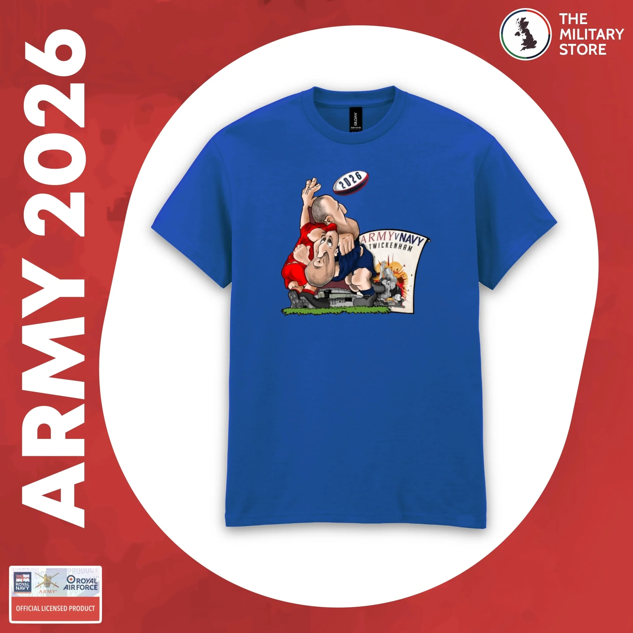 British Army - Army v Navy 2026 Rugby Players Cotton T-Shirt - Image 10