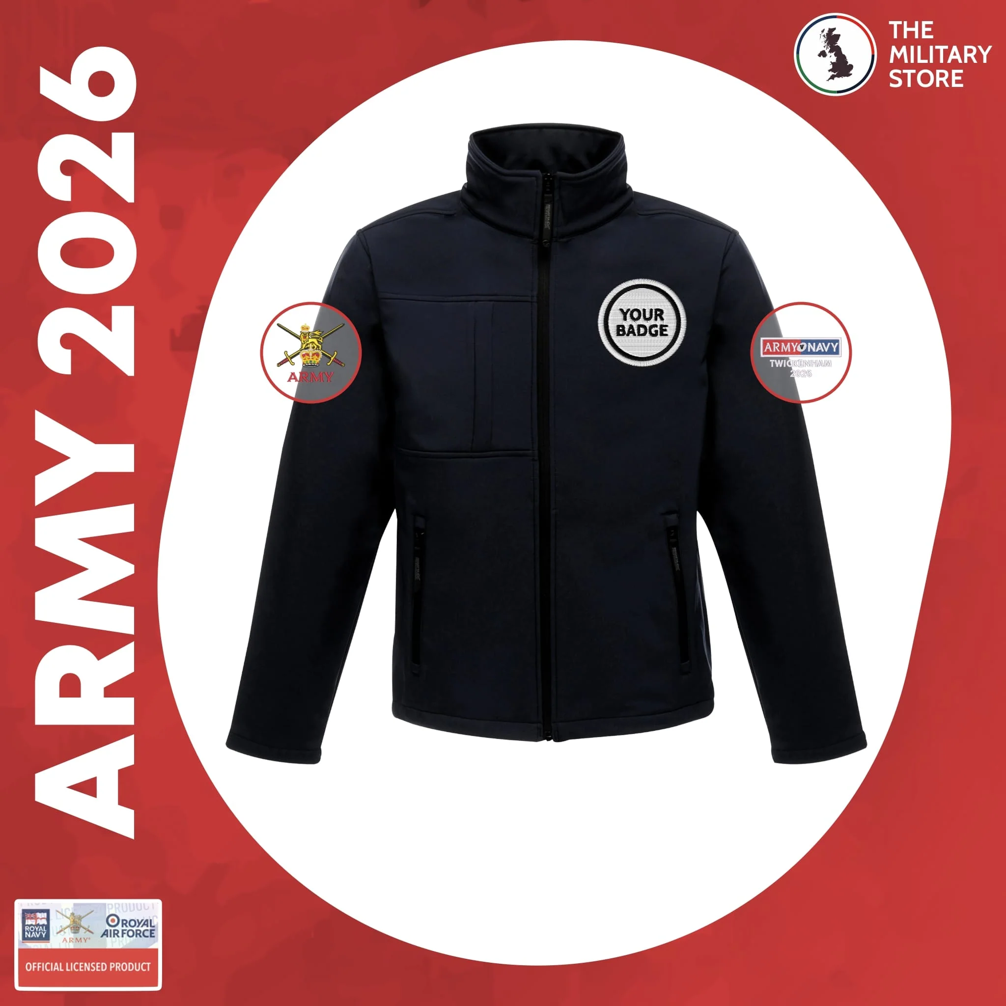 British Army - Softshell Jacket - Army v Navy 2026 - Image 7